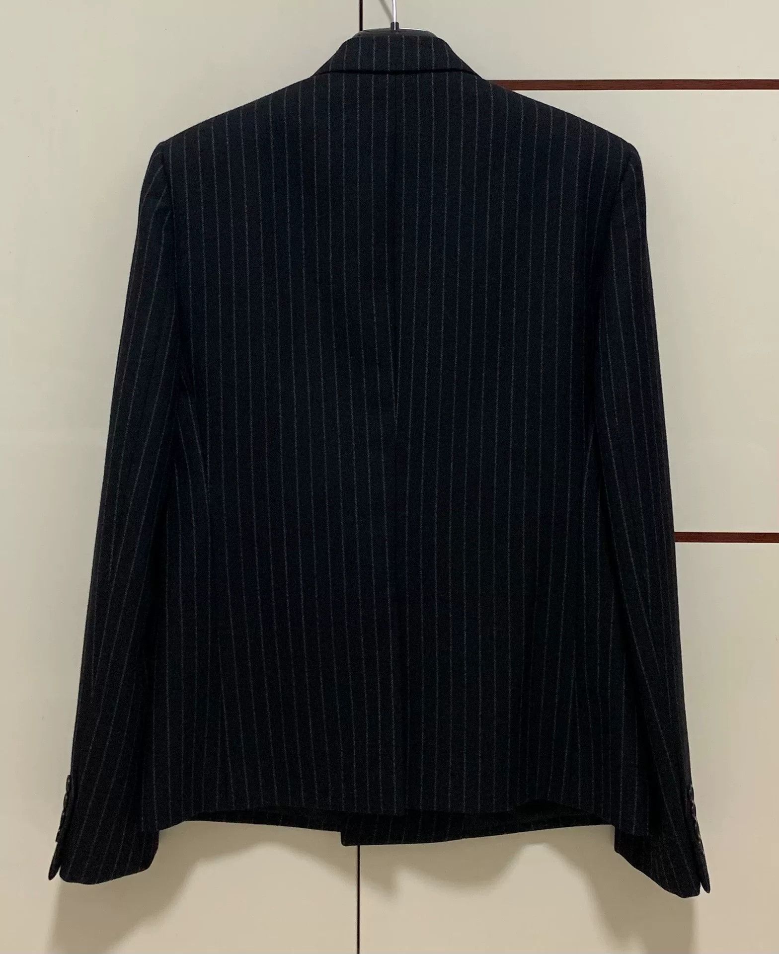 Saint Laurent Paris Saint Laurent Double-Breasted Pinstripe Blazer Size US S / EU 44-46 / 1 - 2 Thumbnail