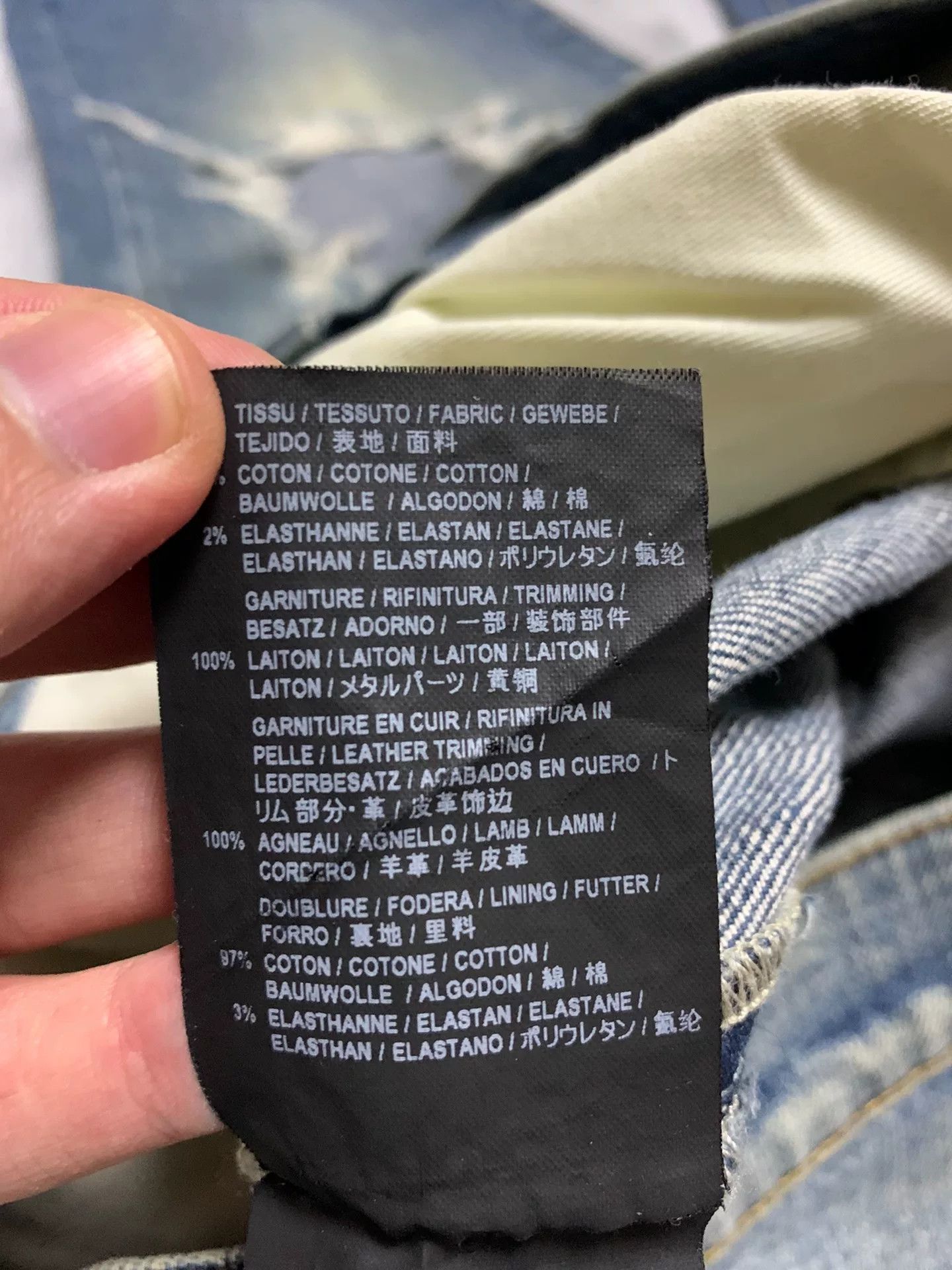 Saint Laurent Paris Saint Laurent Blue Distressed Denim Pants Size US 32 / EU 48 - 5 Thumbnail