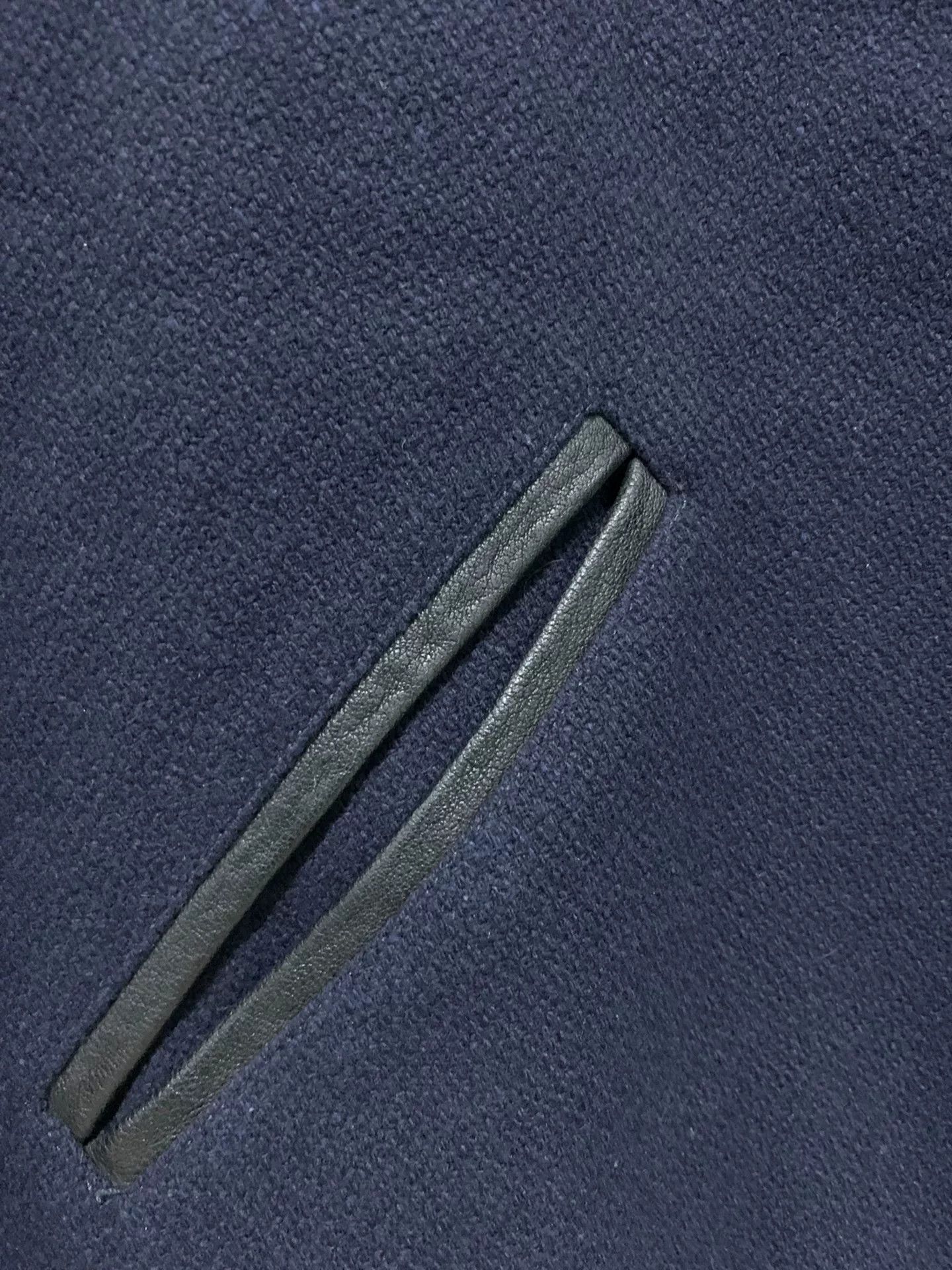 Saint Laurent Paris Saint Laurent Blue Wool Baseball Jacket Size US L / EU 52-54 / 3 - 6 Thumbnail