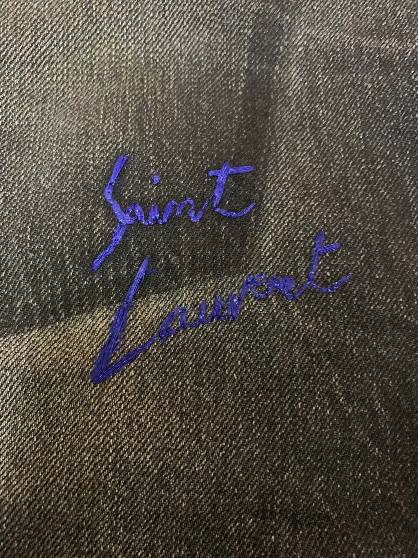 Saint Laurent Paris Saint Laurent Stonewashed Denim Pants Size US 29 - 5 Thumbnail