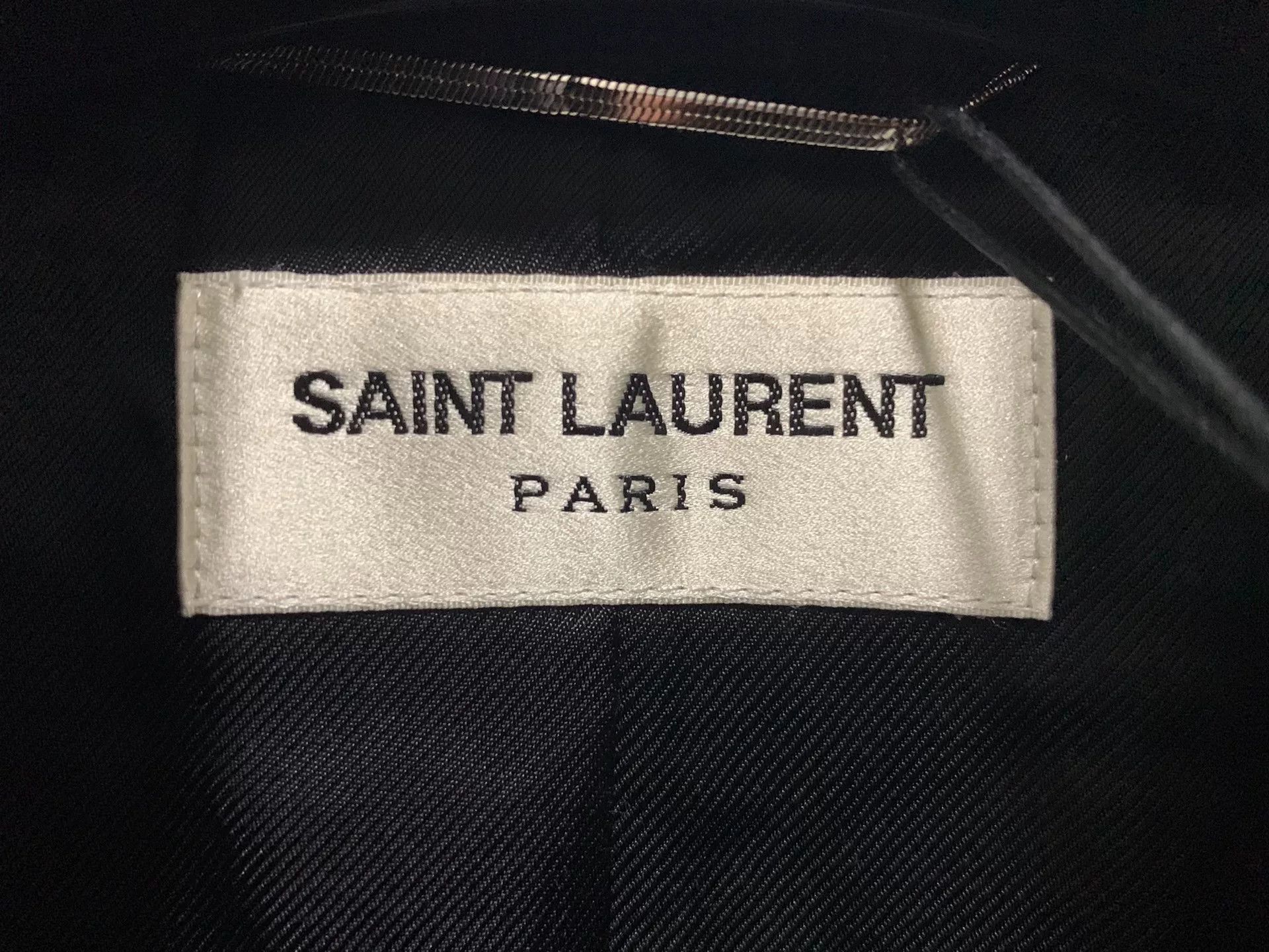 Saint Laurent Paris Saint Laurent Blue Wool Baseball Jacket Size US M / EU 48-50 / 2 - 3 Thumbnail