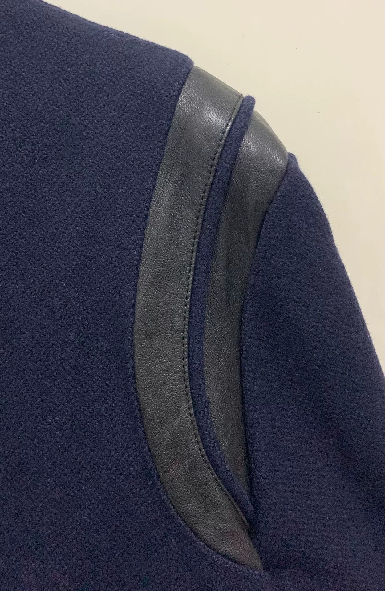Saint Laurent Paris Saint Laurent Blue Wool Baseball Jacket Size US M / EU 48-50 / 2 - 7 Thumbnail