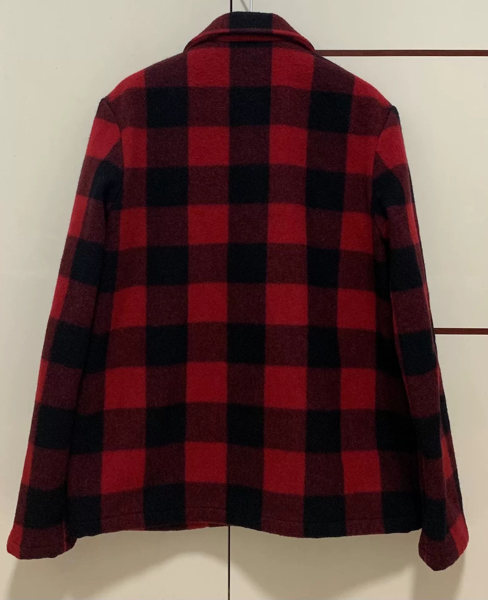 Saint Laurent Paris Saint Laurent Red and Black Plaid Jacket Size US M / EU 48-50 / 2 - 2 Thumbnail