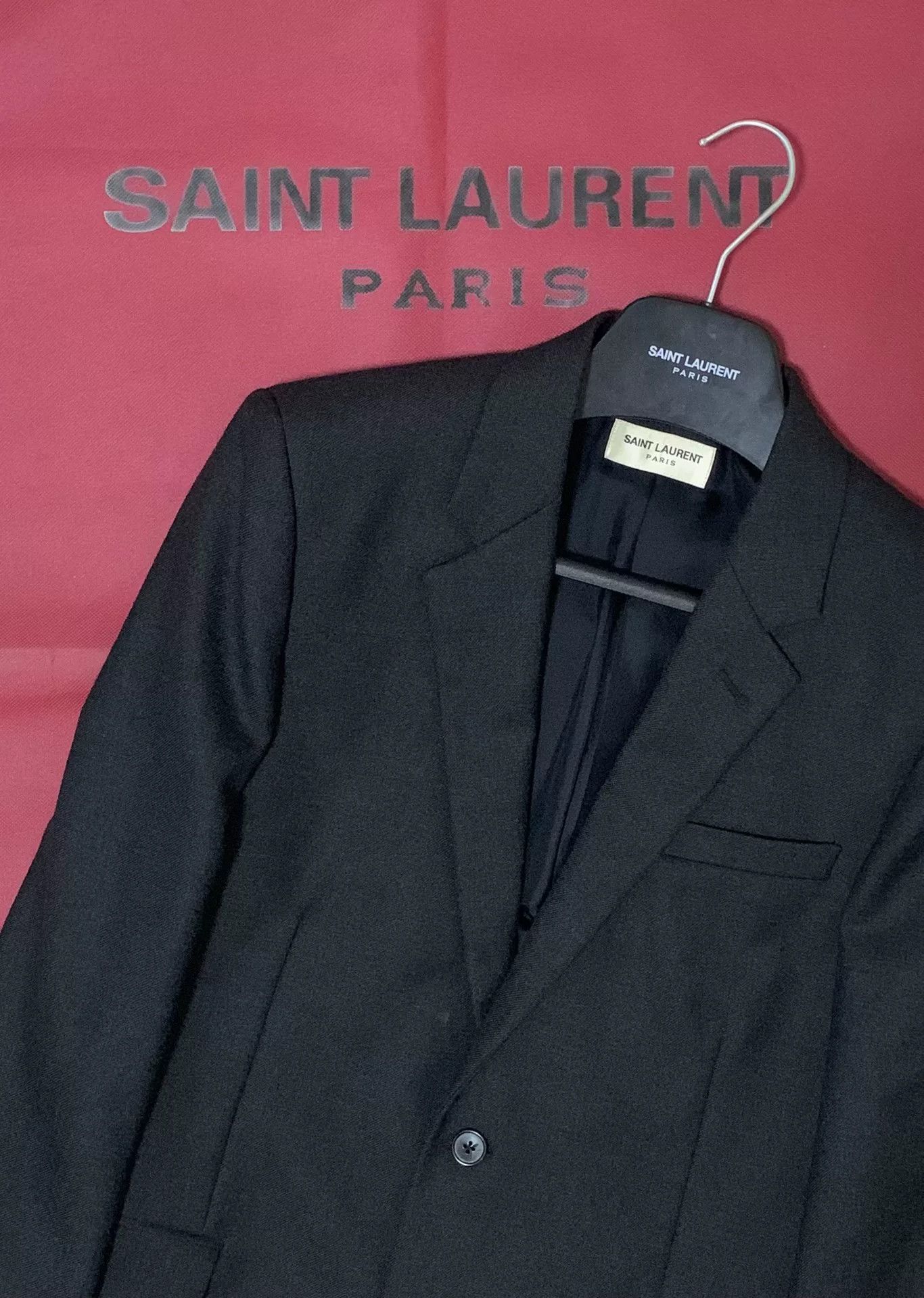 Saint Laurent Paris Saint Laurent Gray Blazer Size 48 Size US M / EU 48-50 / 2 - 6 Thumbnail