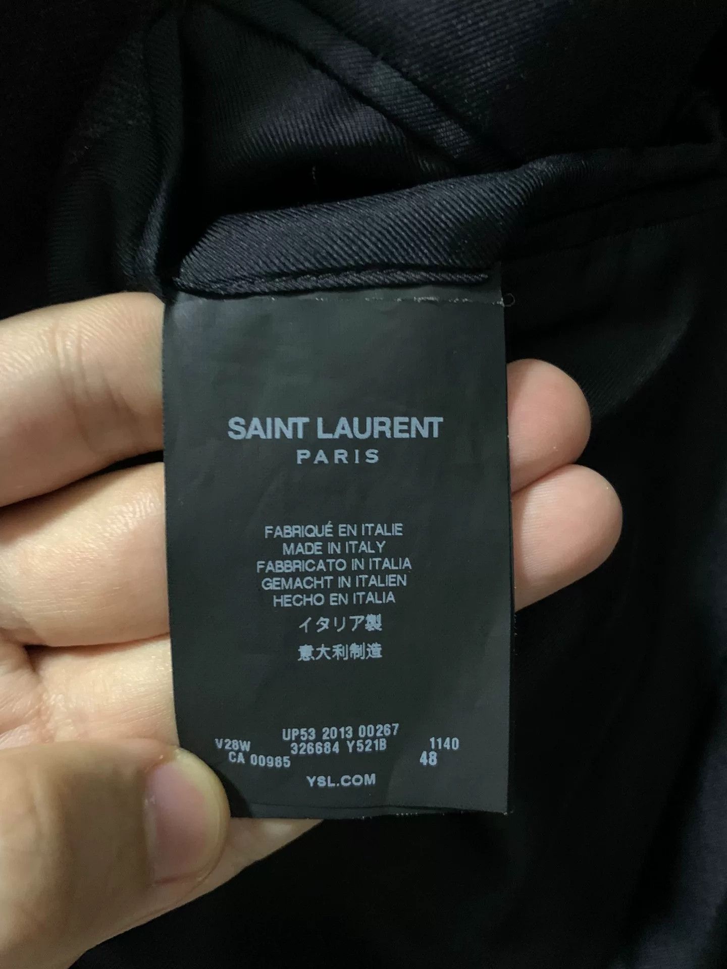 Saint Laurent Paris Saint Laurent Gray Blazer Size 48 Size US M / EU 48-50 / 2 - 4 Thumbnail