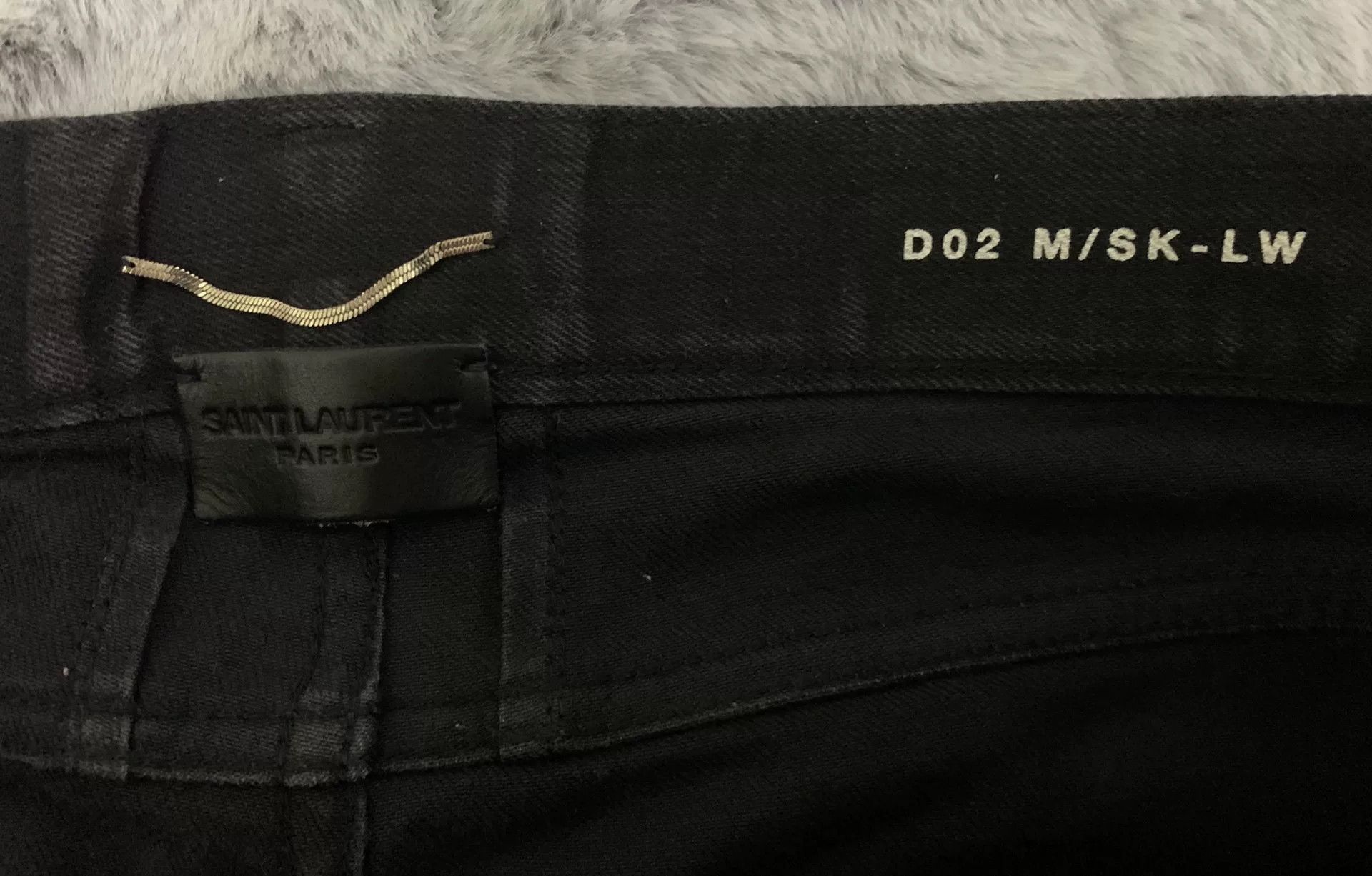 Saint Laurent Paris Saint Laurent Black Distressed Denim Jeans Size US 32 / EU 48 - 3 Thumbnail