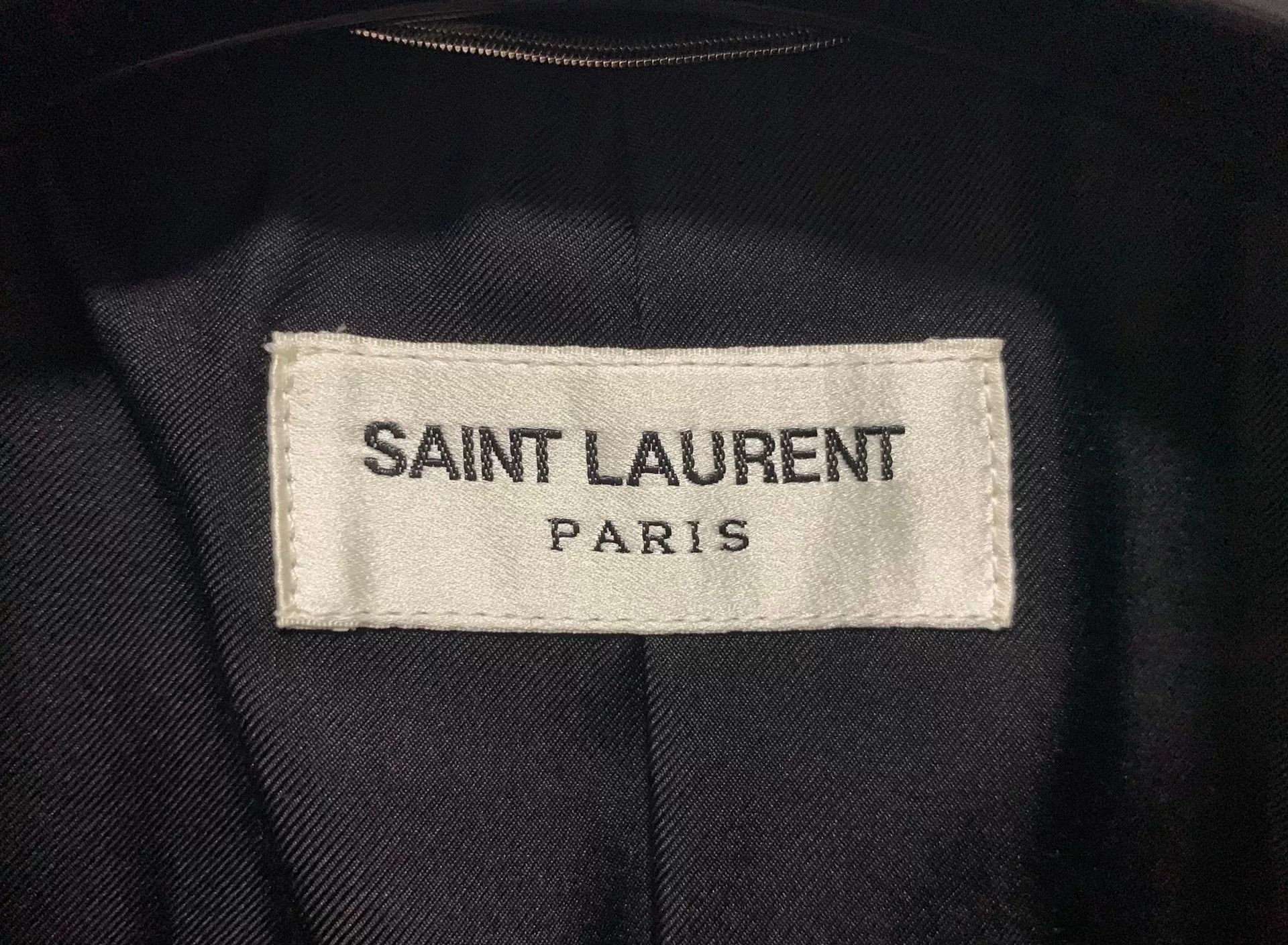 Saint Laurent Paris Saint Laurent Black Double-Breasted Blazer Size US S / EU 44-46 / 1 - 3 Thumbnail