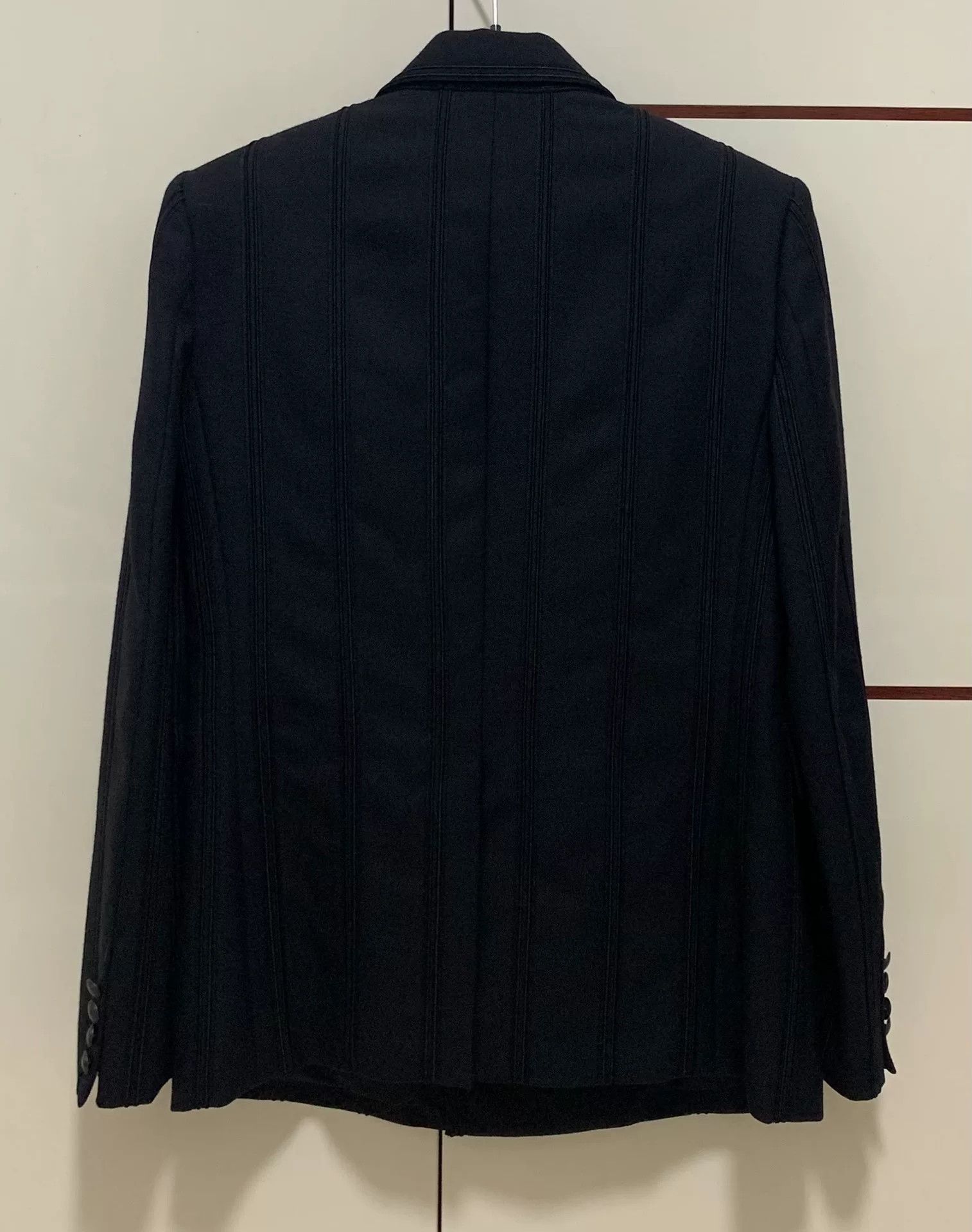 Saint Laurent Paris Saint Laurent Black Double-Breasted Blazer Size US S / EU 44-46 / 1 - 2 Thumbnail