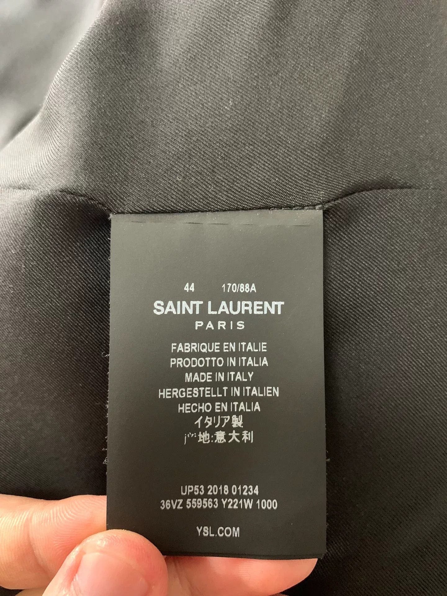 Saint Laurent Paris Saint Laurent Black Double-Breasted Blazer Size US S / EU 44-46 / 1 - 4 Thumbnail