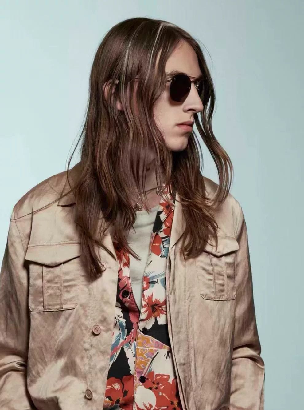 Saint Laurent Paris Saint Laurent Pink Silk Jacket Size L / US 10 / IT 46 - 6 Thumbnail