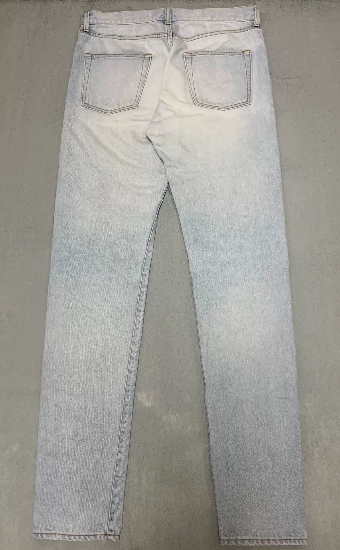 Saint Laurent Paris Saint Laurent Love Me Forever Denim Pants Size US 30 / EU 46 - 2 Thumbnail