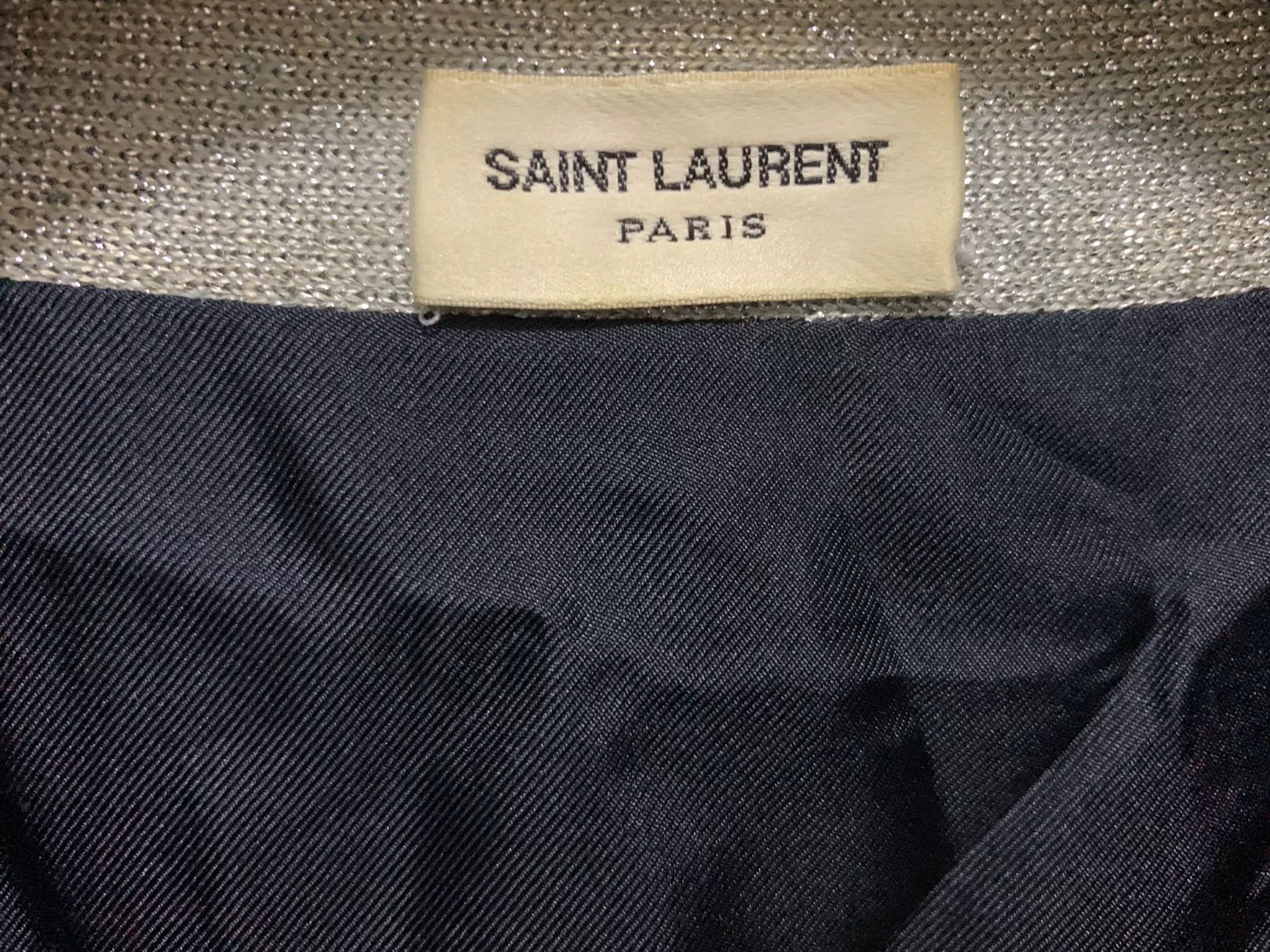 Saint Laurent Paris Saint Laurent Wave Pattern Cardigan Size US M / EU 48-50 / 2 - 3 Thumbnail