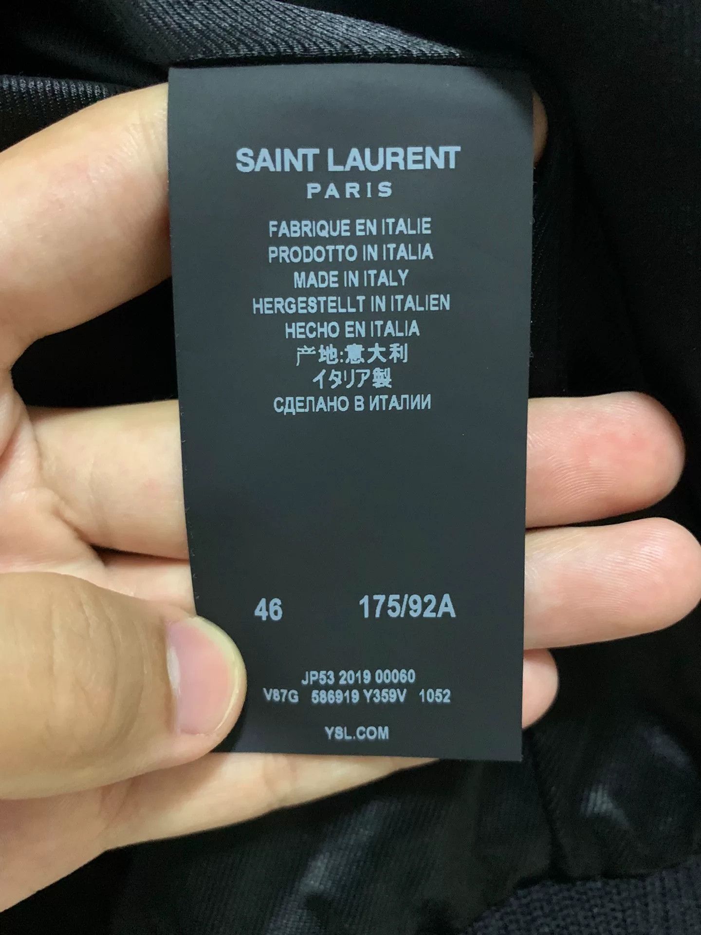 Saint Laurent Paris Saint Laurent Multi-Color Polka Dot Jacket Size US S / EU 44-46 / 1 - 4 Thumbnail