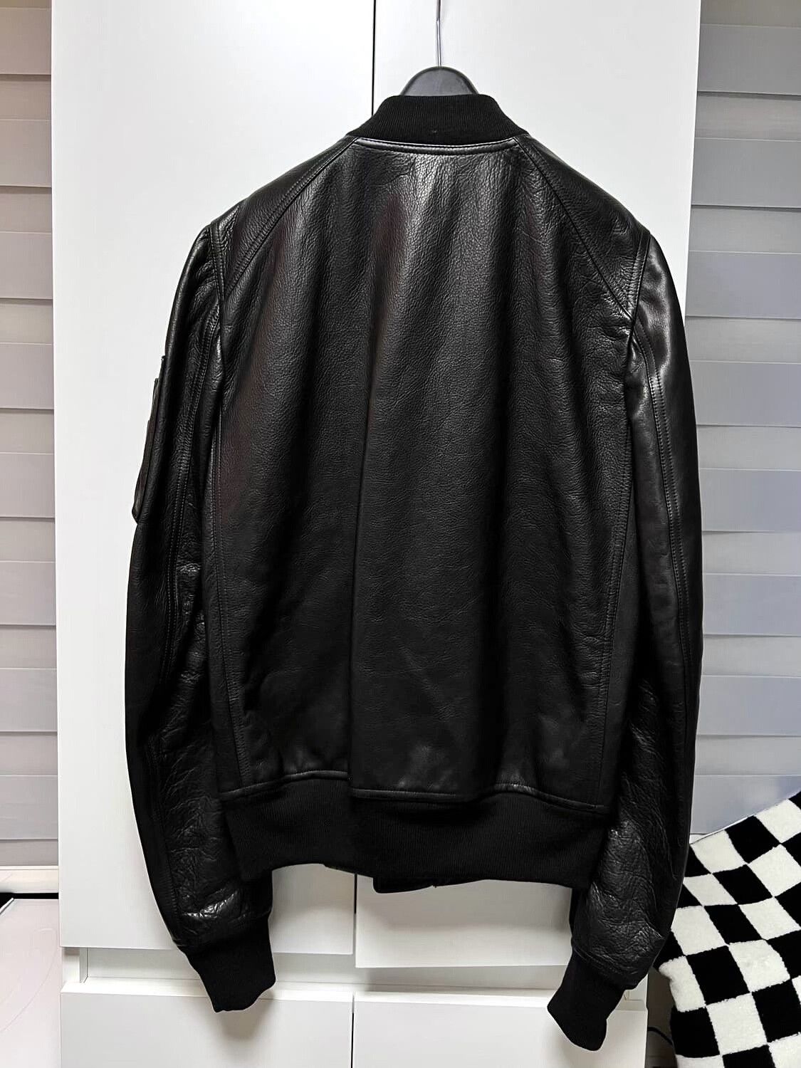 Rick Owens Rick Owens Black Leather Bomber Jacket Size US S / EU 44-46 / 1 - 2 Thumbnail