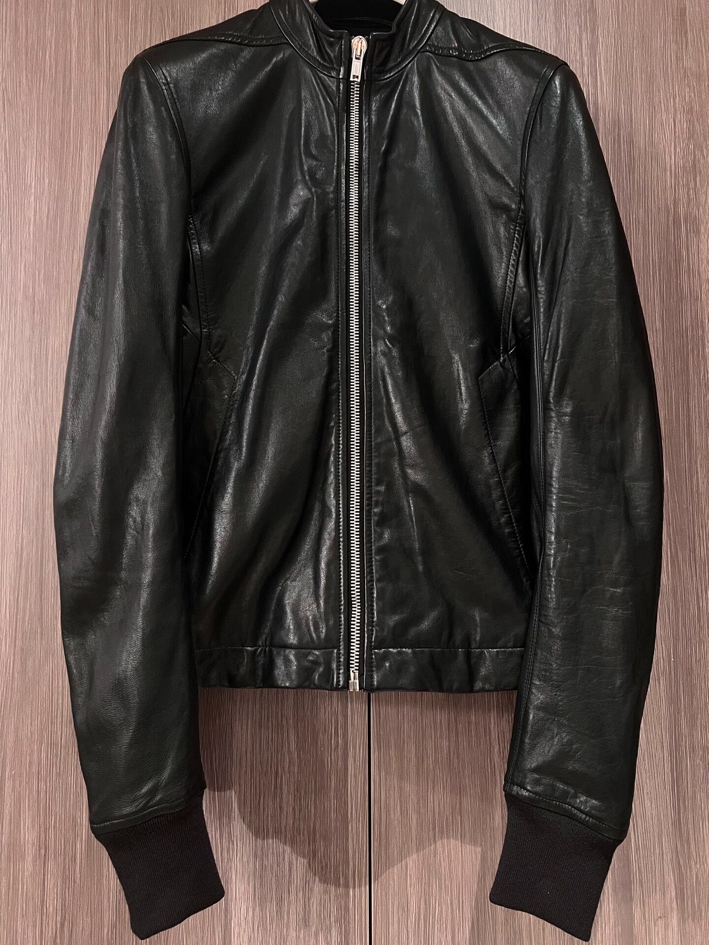 Rick Owens Rick Owens Black Leather Jacket Size US M / EU 48-50 / 2 - 4 Thumbnail