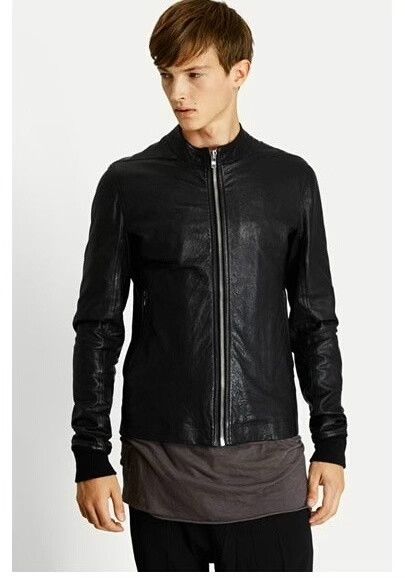 Rick Owens Rick Owens Black Leather Jacket Size US M / EU 48-50 / 2 - 9 Thumbnail
