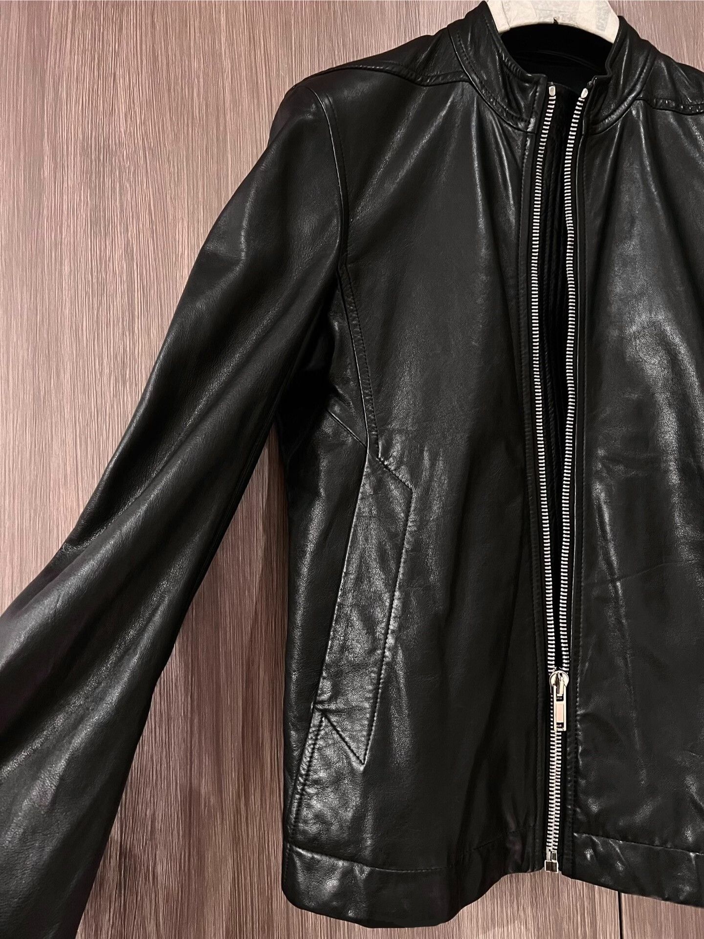 Rick Owens Rick Owens Black Leather Jacket Size US M / EU 48-50 / 2 - 2 Thumbnail