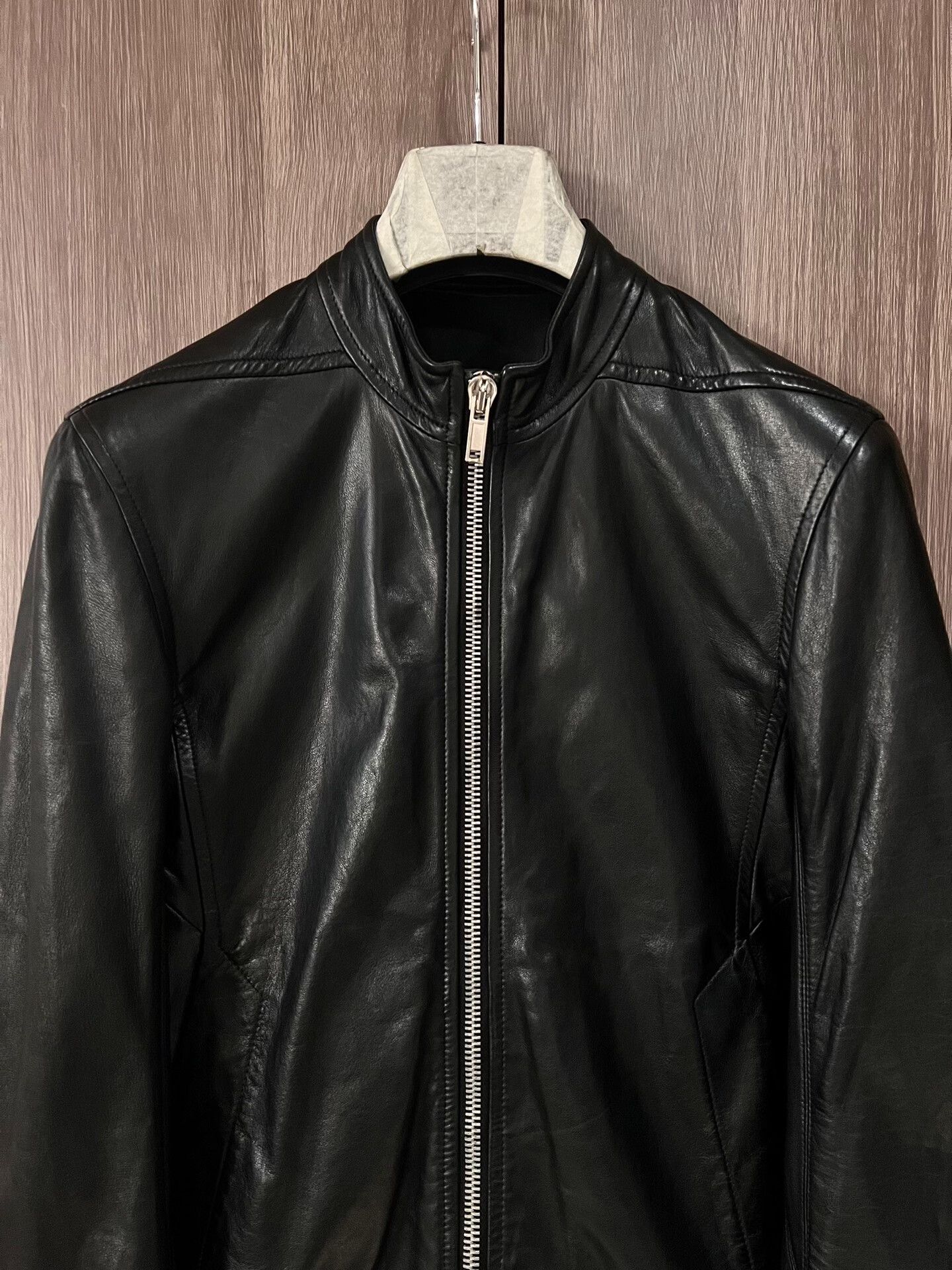 Rick Owens Rick Owens Black Leather Jacket Size US M / EU 48-50 / 2 - 3 Thumbnail