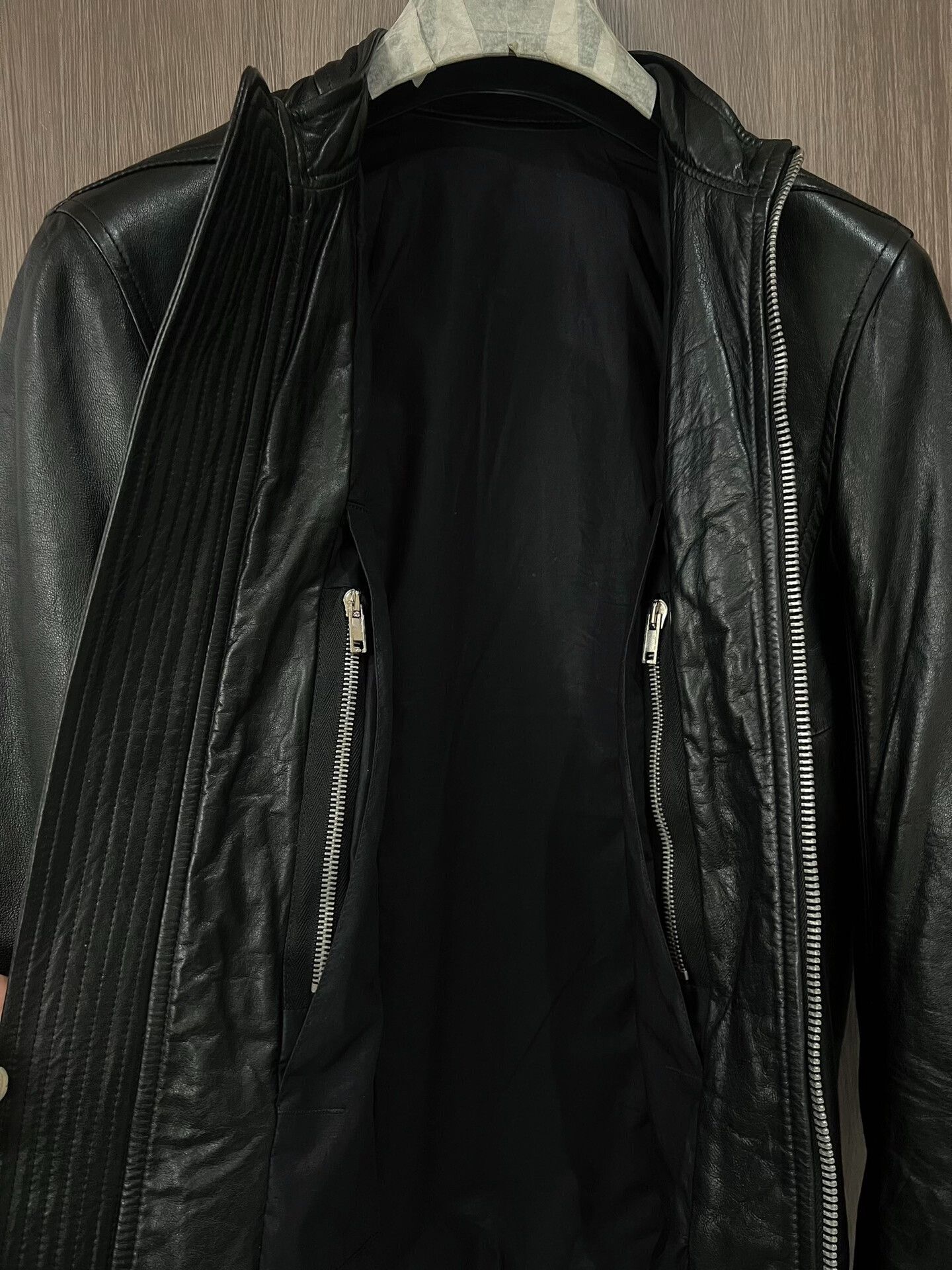 Rick Owens Rick Owens Black Leather Jacket Size US M / EU 48-50 / 2 - 6 Thumbnail