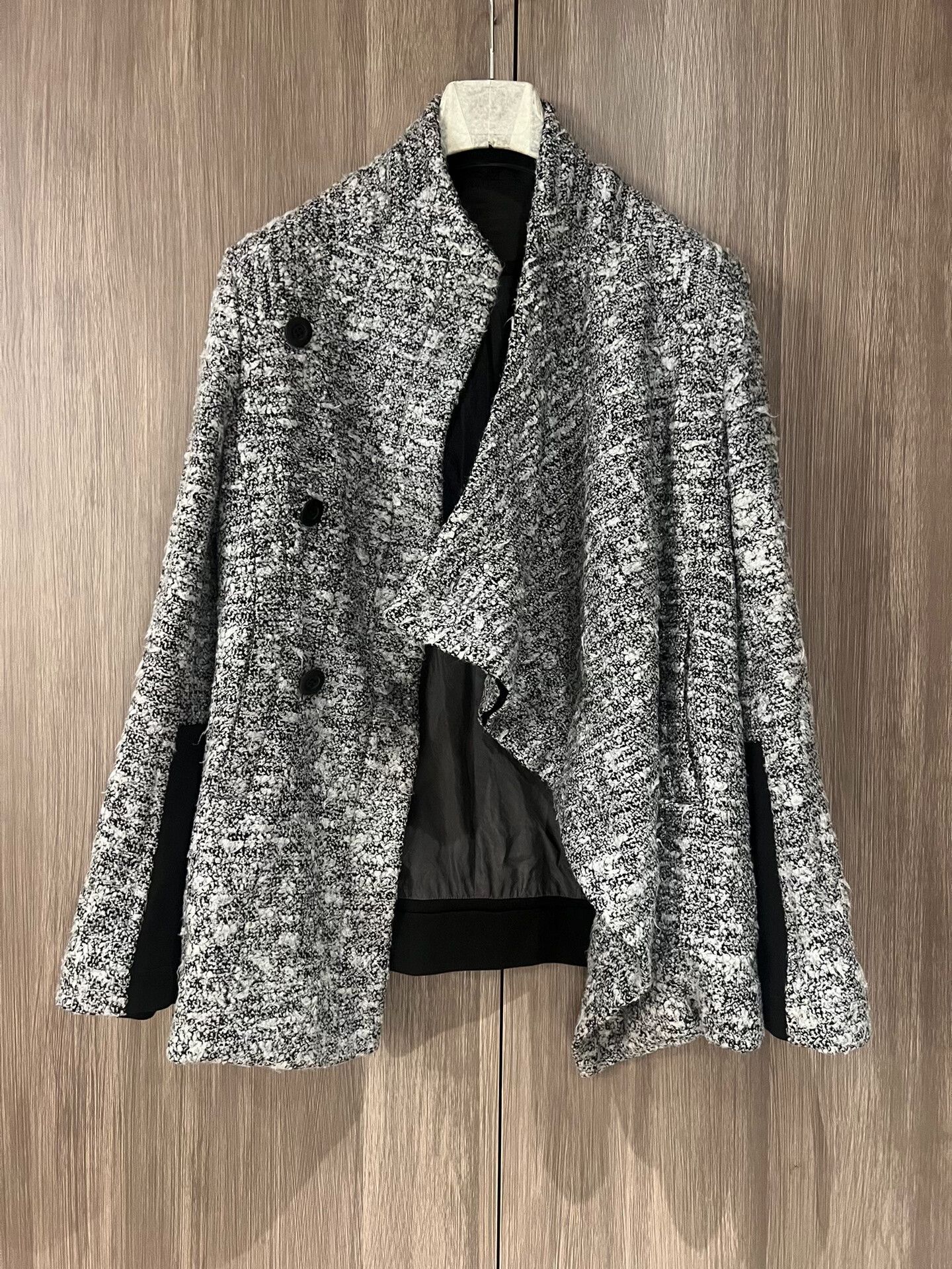 Julius Julius 7 Wool Cape Coat Size S / US 4 / IT 40 - 3 Thumbnail
