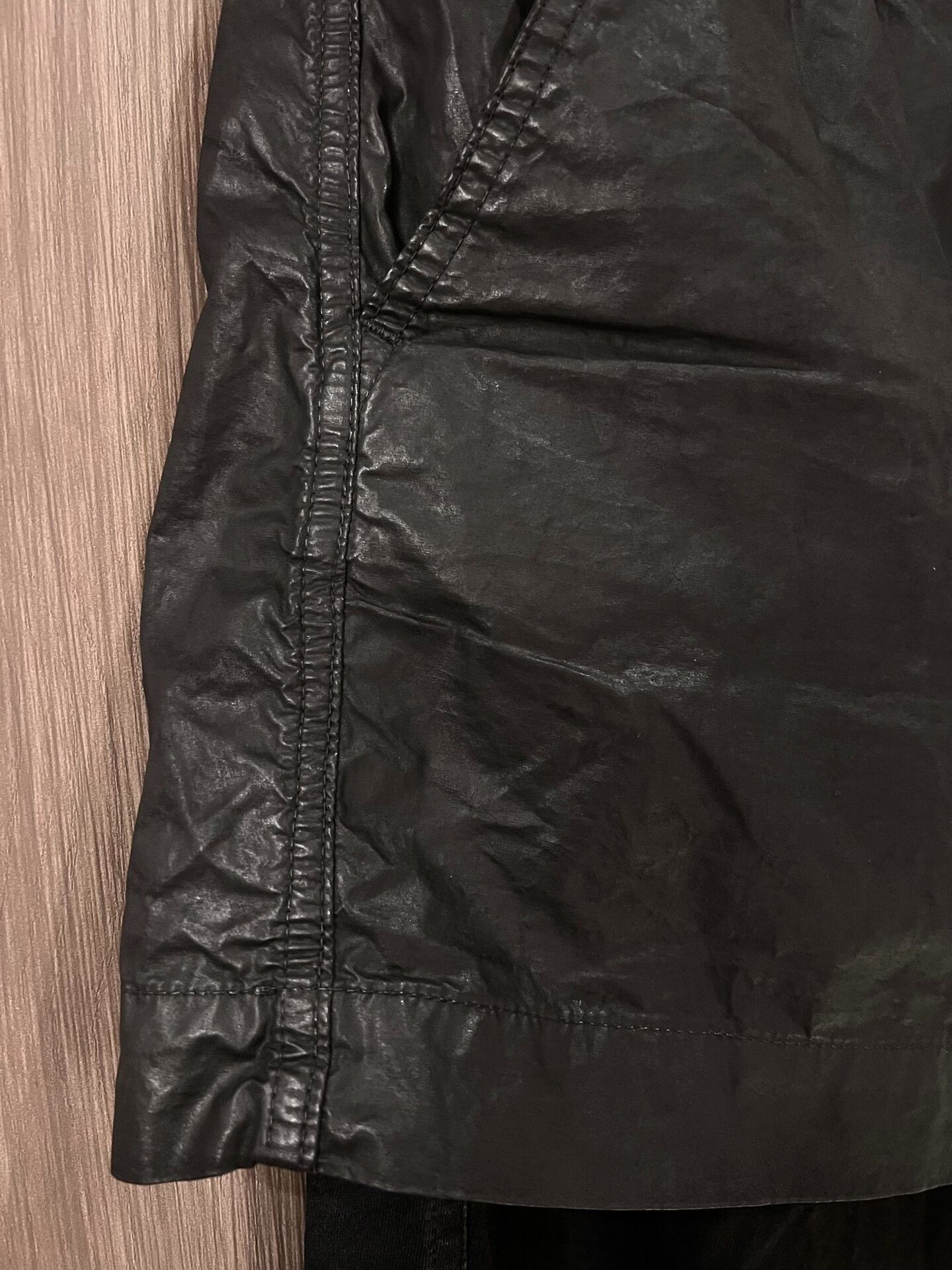 Rick Owens Rick Owens Waxed Layered Shorts Size US 28 / EU 44 - 5 Thumbnail