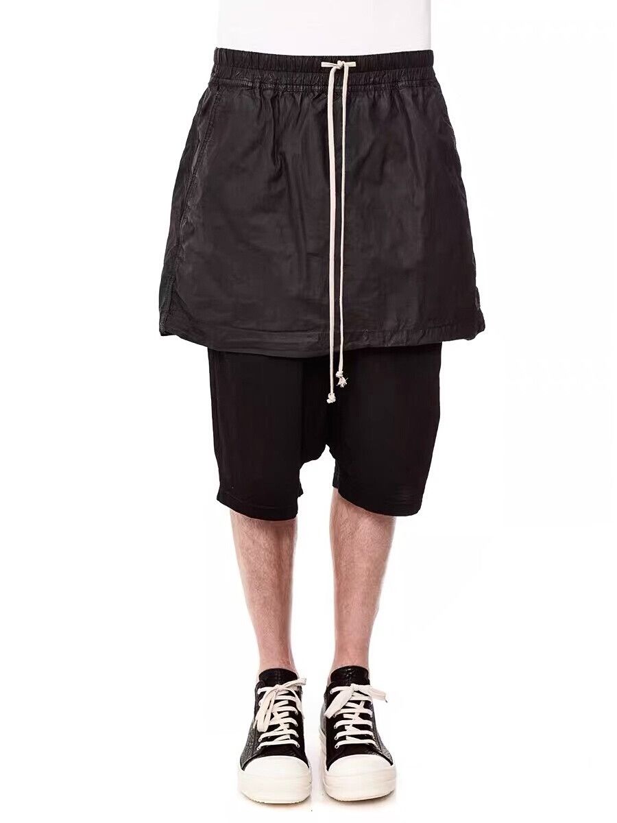 Rick Owens Rick Owens Waxed Layered Shorts Size US 28 / EU 44 - 8 Thumbnail
