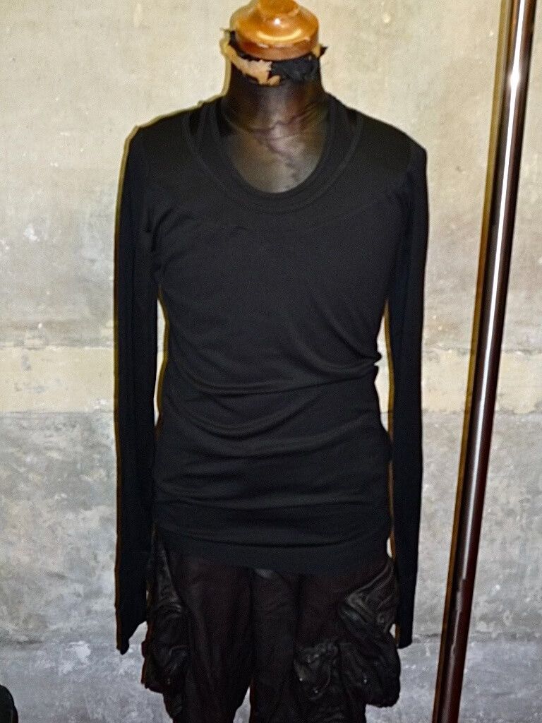 Julius Julius 7 Black Long Sleeve T-Shirt Size S / US 4 / IT 40 - 4 Thumbnail