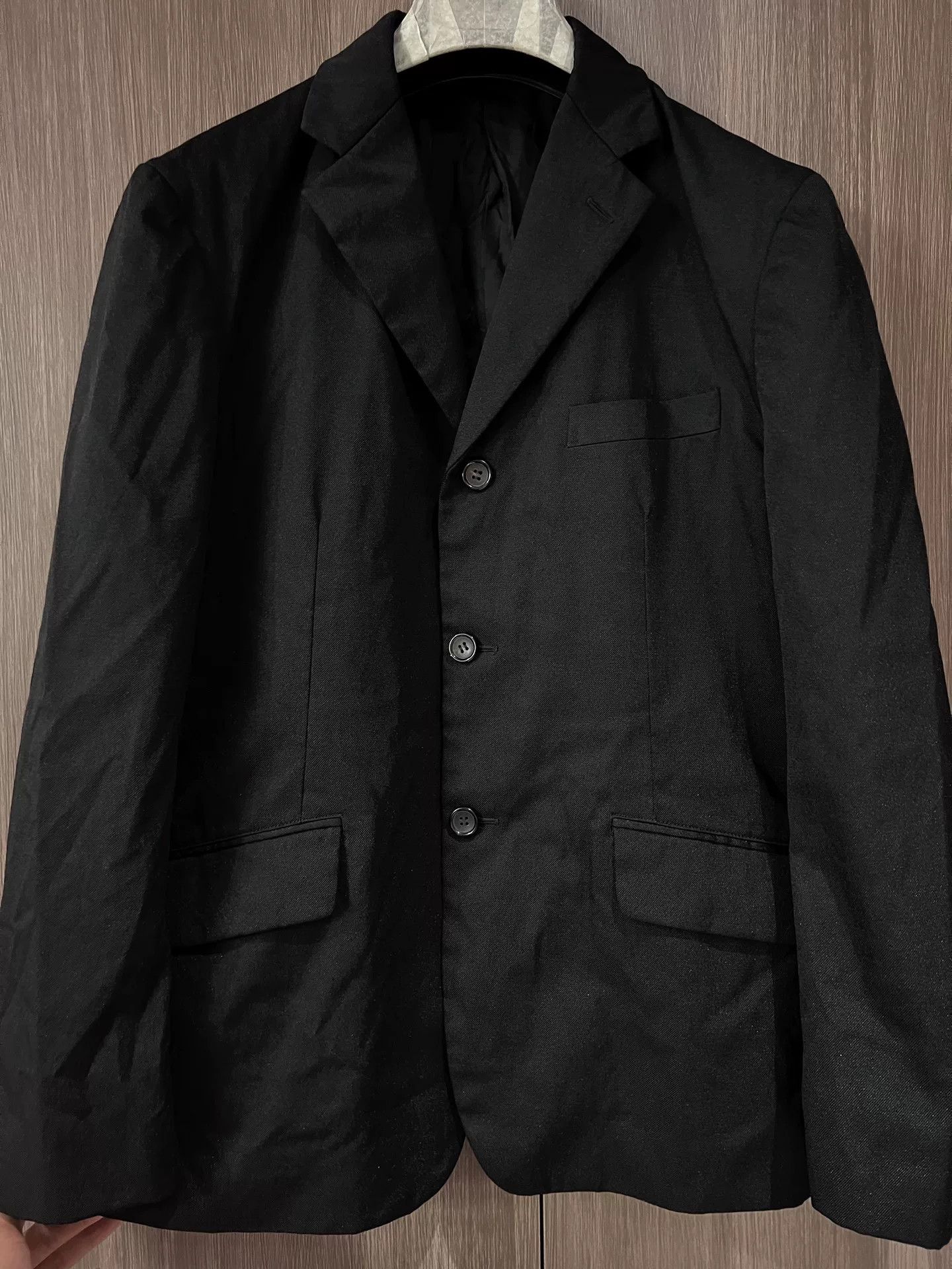 Comme des Garcons Comme des Garçons Homme CDG Black Blazer Size US S / EU 44-46 / 1 - 5 Thumbnail