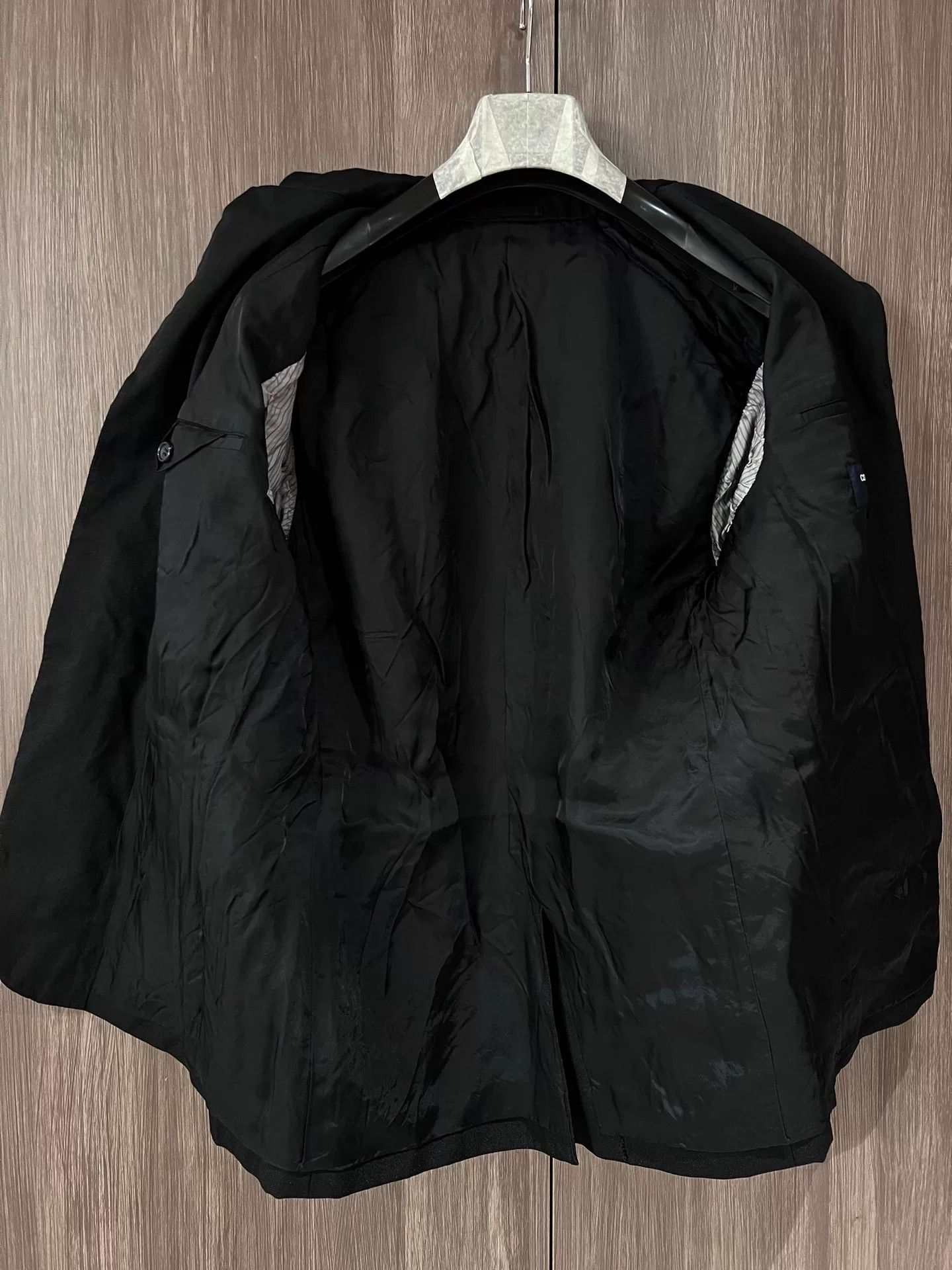 Comme des Garcons Comme des Garçons Homme CDG Black Blazer Size US S / EU 44-46 / 1 - 8 Thumbnail