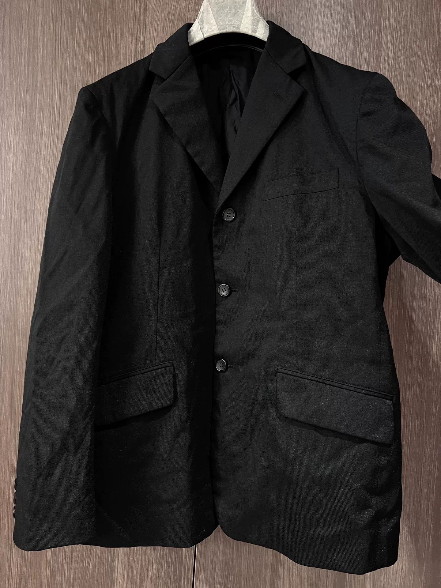 Comme des Garcons Comme des Garçons Homme CDG Black Blazer Size US S / EU 44-46 / 1 - 6 Thumbnail