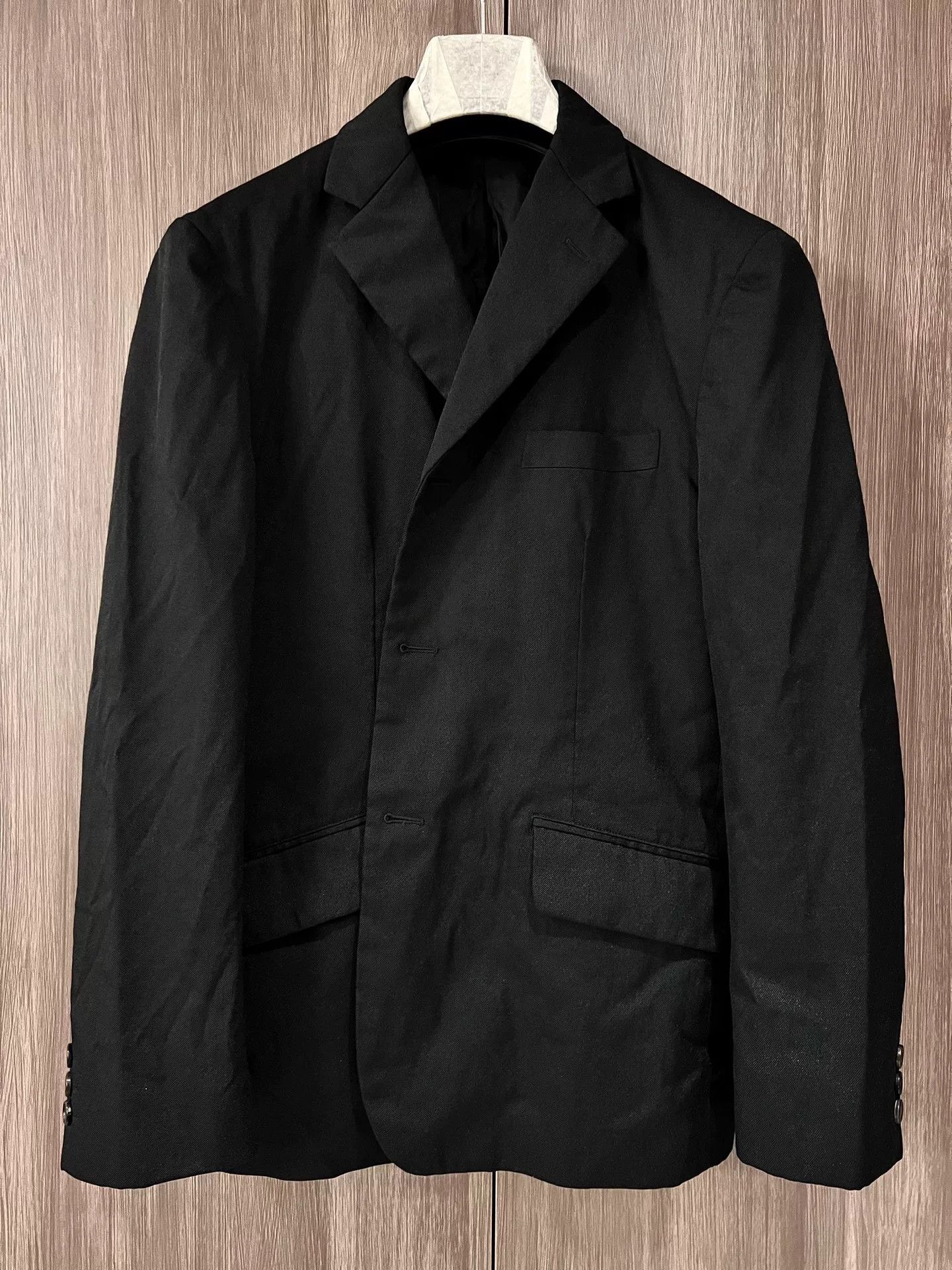 Comme des Garcons Comme des Garçons Homme CDG Black Blazer Size US S / EU 44-46 / 1 - 4 Thumbnail