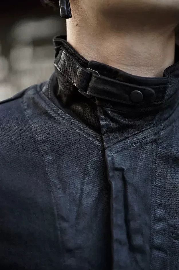 Julius 7 Black Motorcycle Denim Jacket