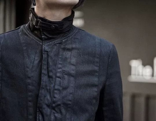 Julius 7 Black Motorcycle Denim Jacket