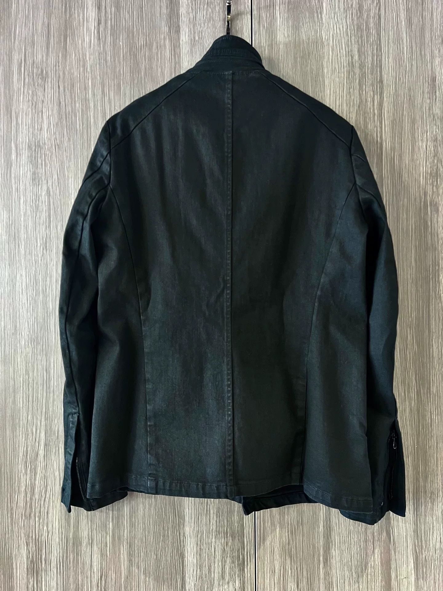 Julius 7 Black Motorcycle Denim Jacket