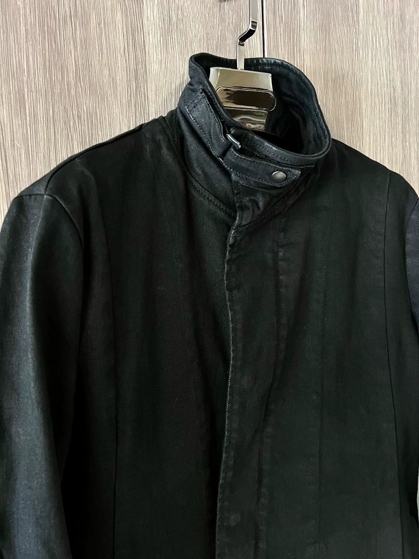 Julius 7 Black Motorcycle Denim Jacket