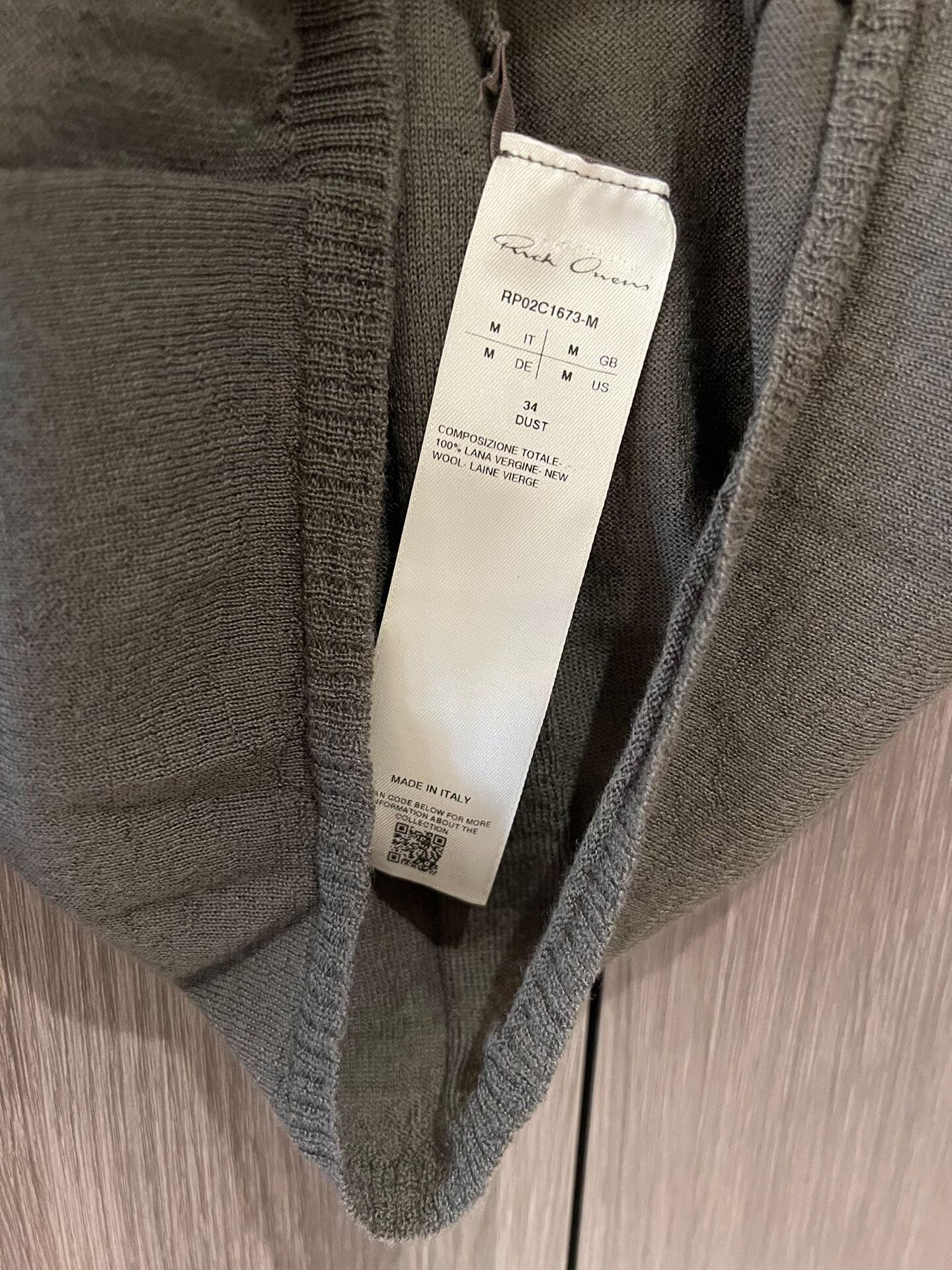 Rick Owens Rick Owens Wool Sweater Long Sleeve Top Size S / US 4 / IT 40 - 6 Thumbnail