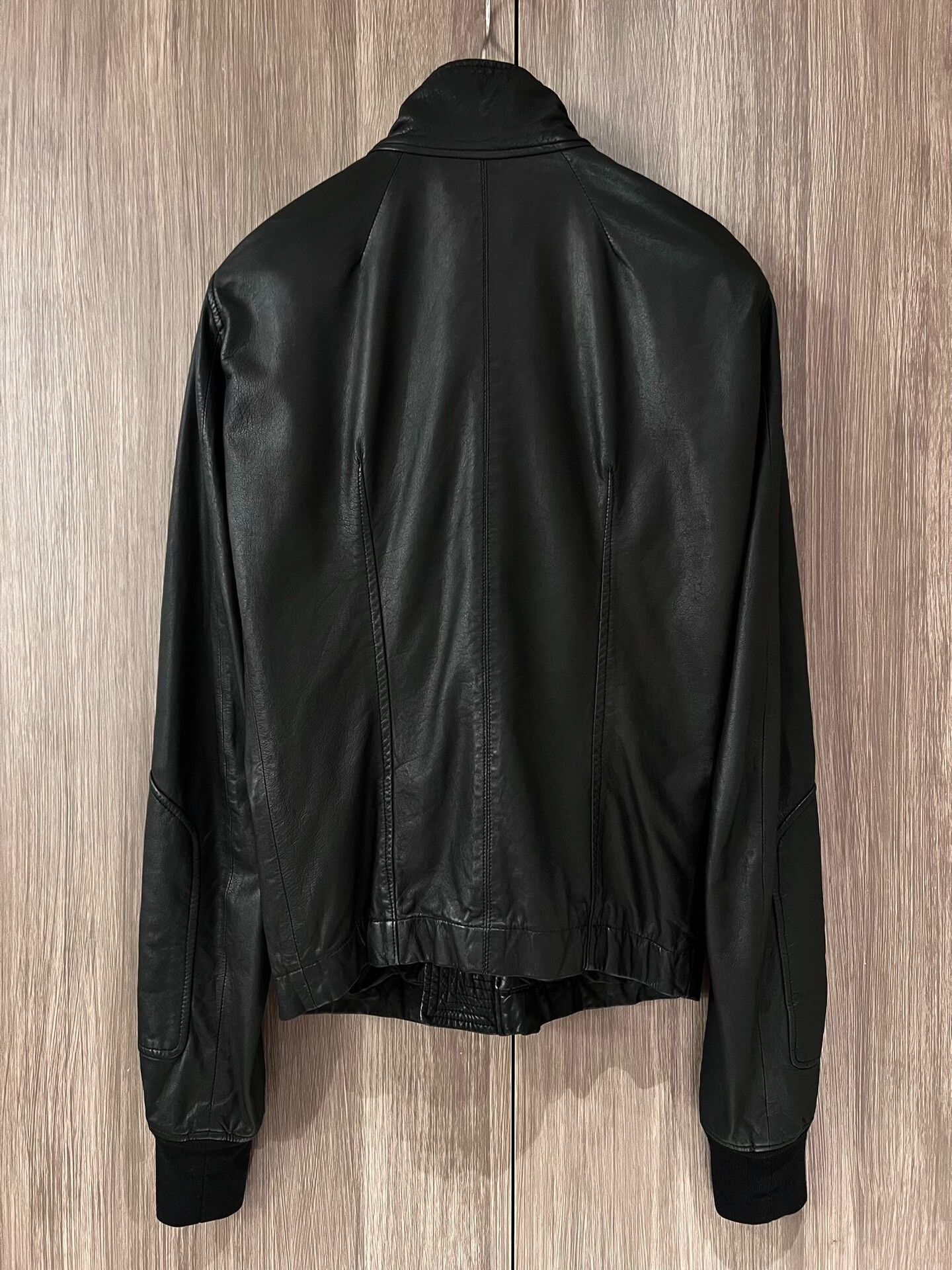 Rick Owens Rick Owens Black Leather Jacket Size US XS / EU 42 / 0 - 6 Thumbnail