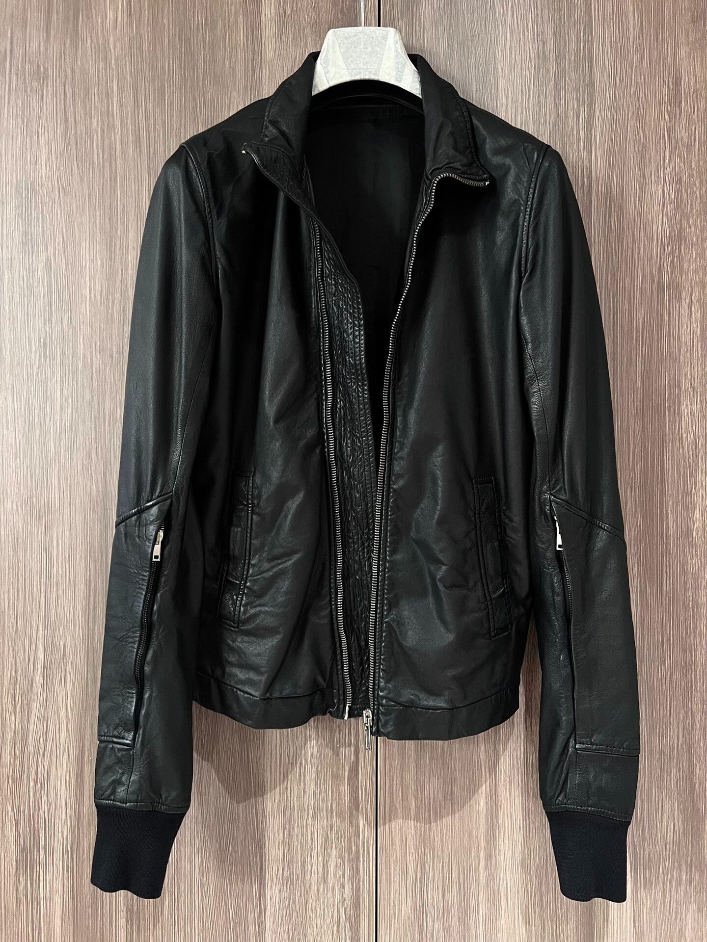 Rick Owens Rick Owens Black Leather Jacket Size US XS / EU 42 / 0 - 2 Thumbnail