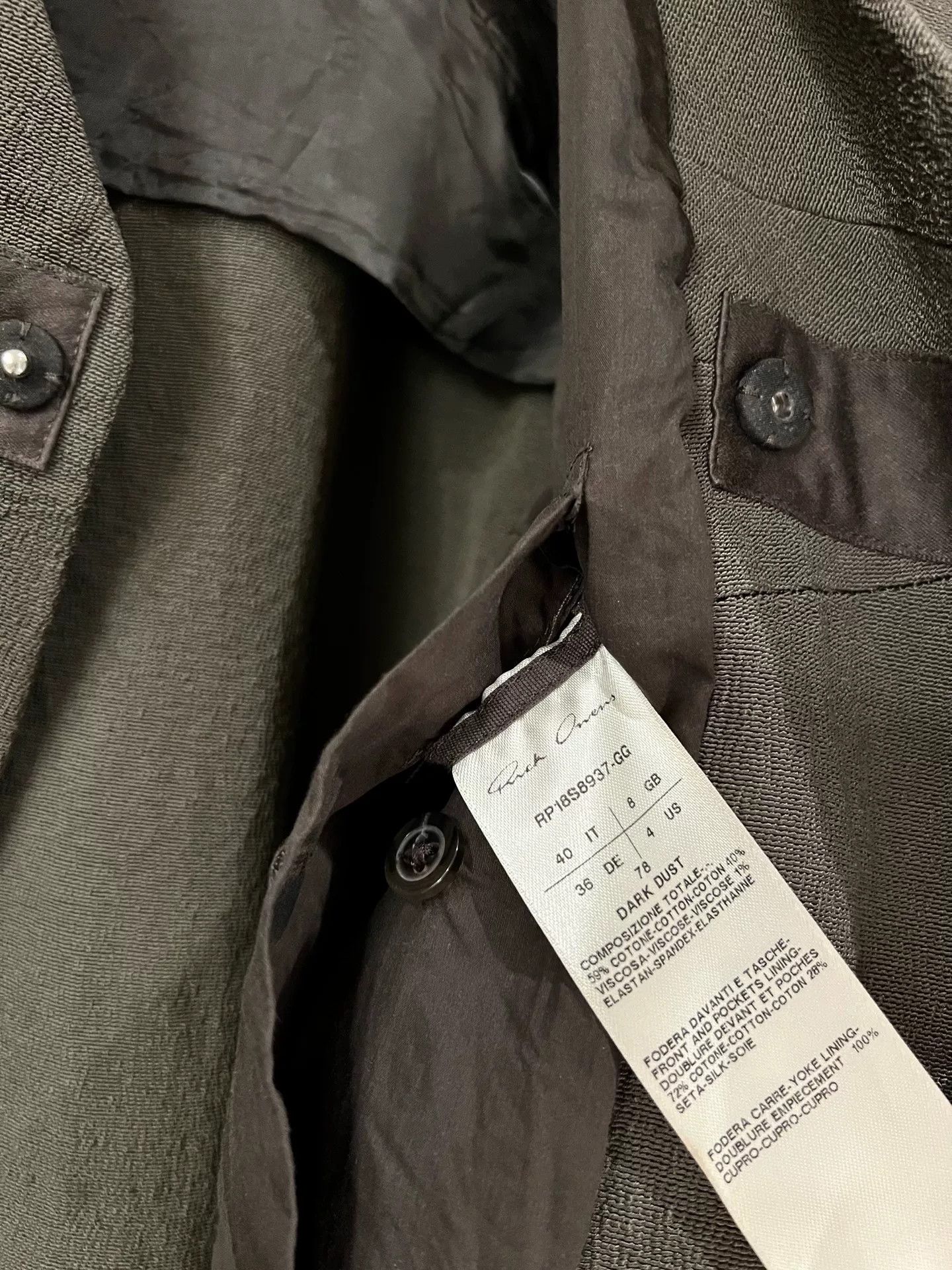 Rick Owens Rick Owens Minimalist Long Coat Size US XXS / EU 40 - 6 Thumbnail