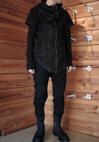 Julius Julius 7 Black Short Sleeve Hooded Jacket Size US M / EU 48-50 / 2 - 9 Thumbnail
