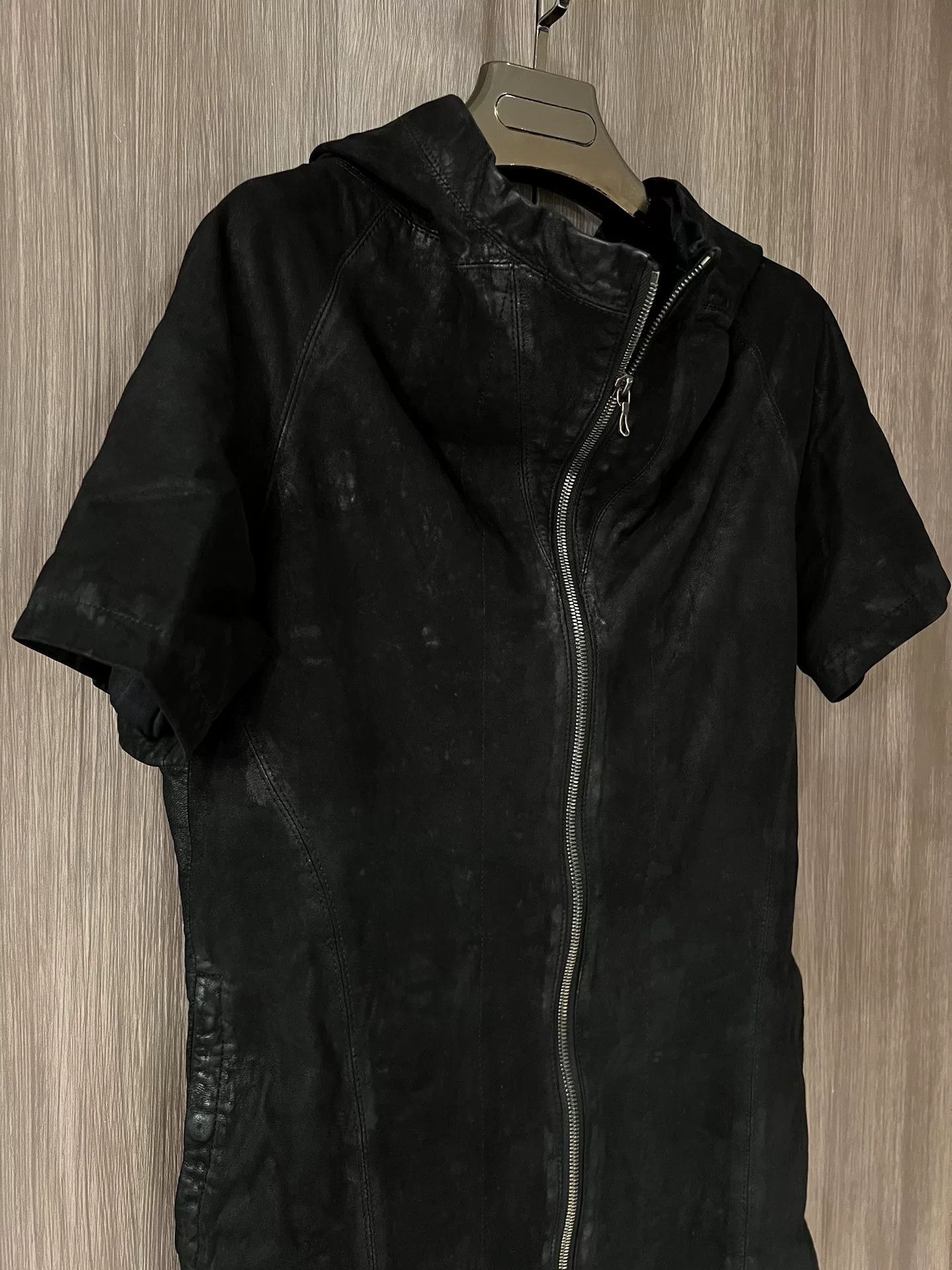 Julius Julius 7 Black Short Sleeve Hooded Jacket Size US M / EU 48-50 / 2 - 6 Thumbnail