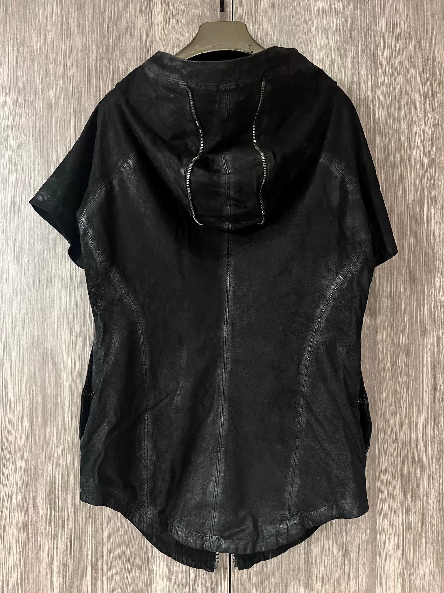 Julius Julius 7 Black Short Sleeve Hooded Jacket Size US M / EU 48-50 / 2 - 3 Thumbnail