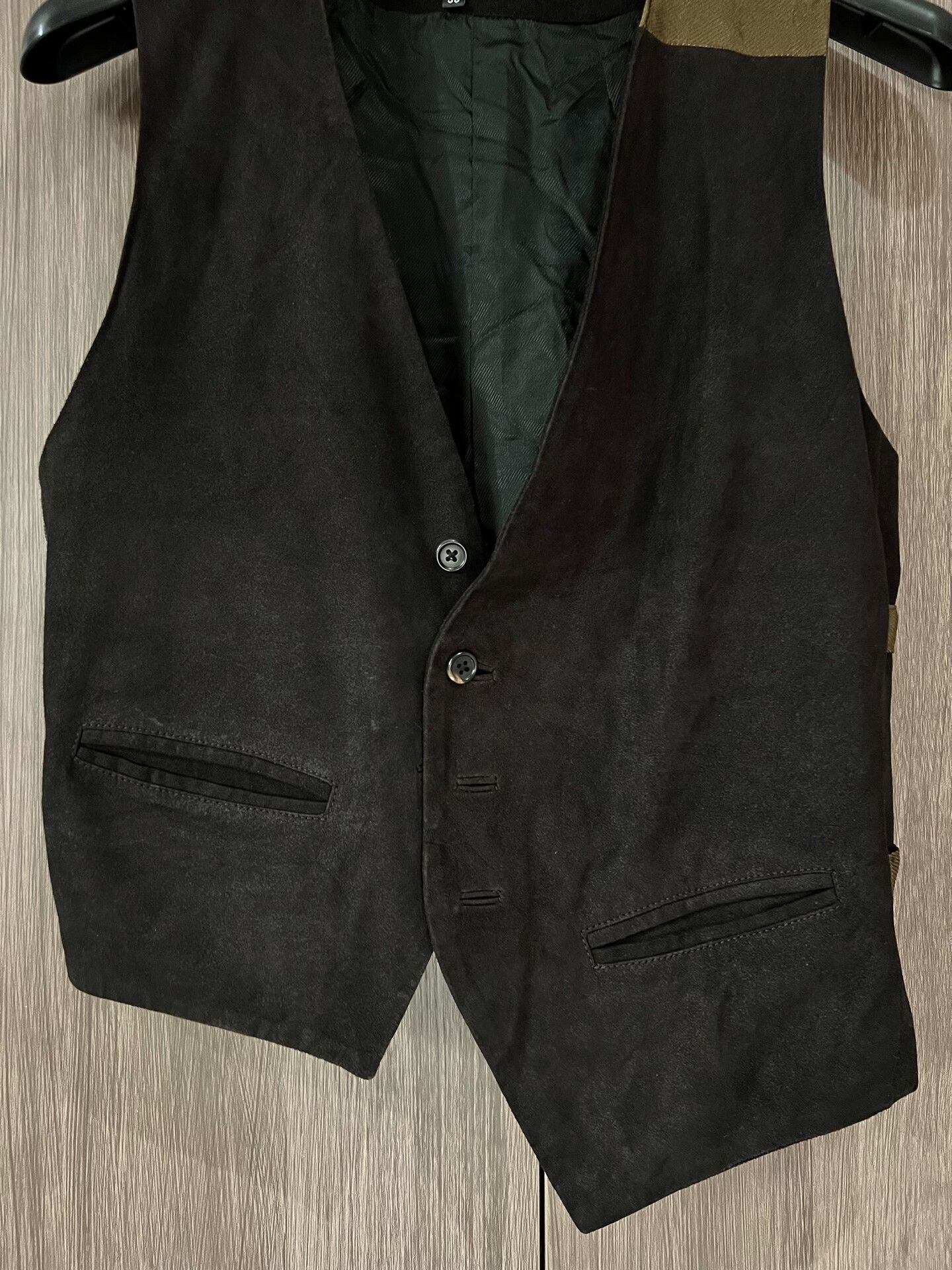 Ann Demeulemeester Ann Demeulemeester Asymmetrical Suede Vest Size S / US 4 / IT 40 - 6 Thumbnail