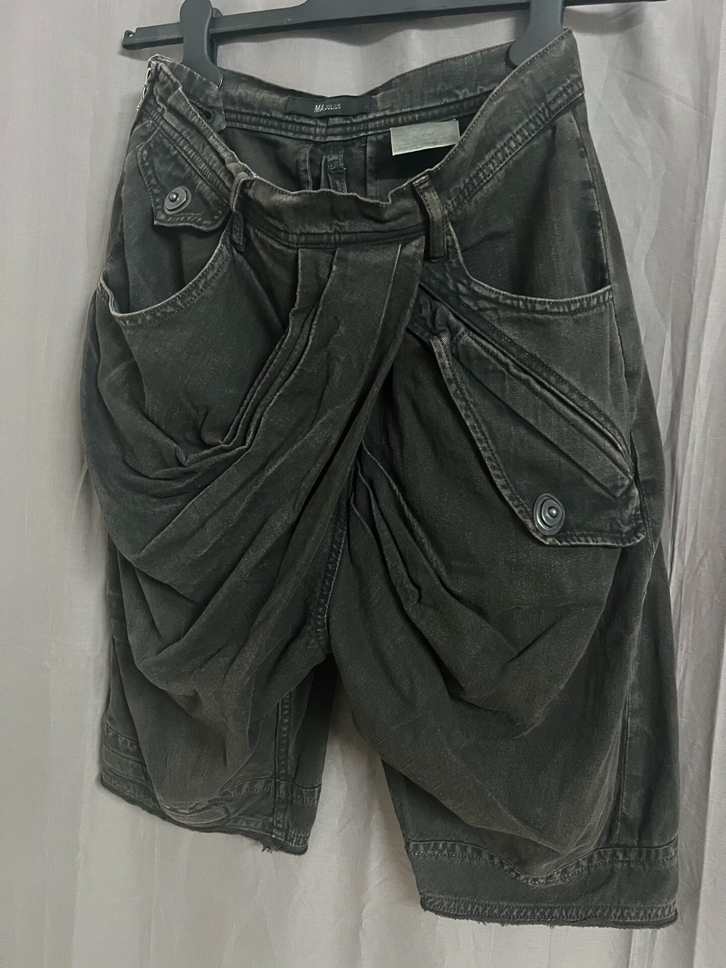 Julius Julius 7 Distressed Denim Shorts Size US 26 / EU 42 - 8 Thumbnail