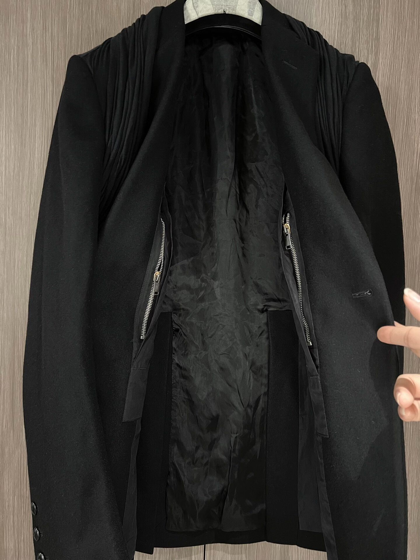 Rick Owens Rick Owens Black Tailored Suit Jacket Size US M / EU 48-50 / 2 - 8 Thumbnail