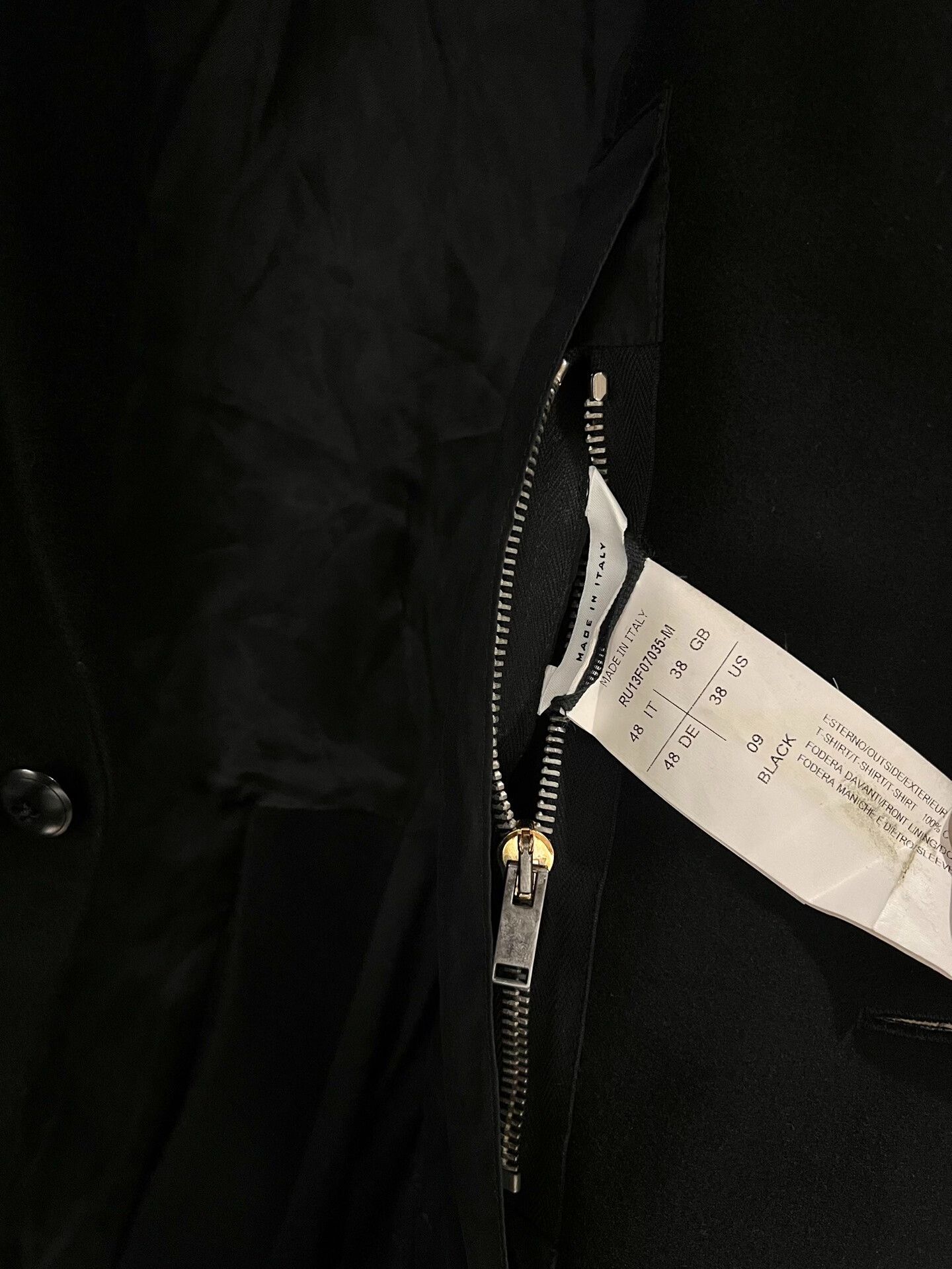 Rick Owens Rick Owens Black Tailored Suit Jacket Size US M / EU 48-50 / 2 - 9 Thumbnail