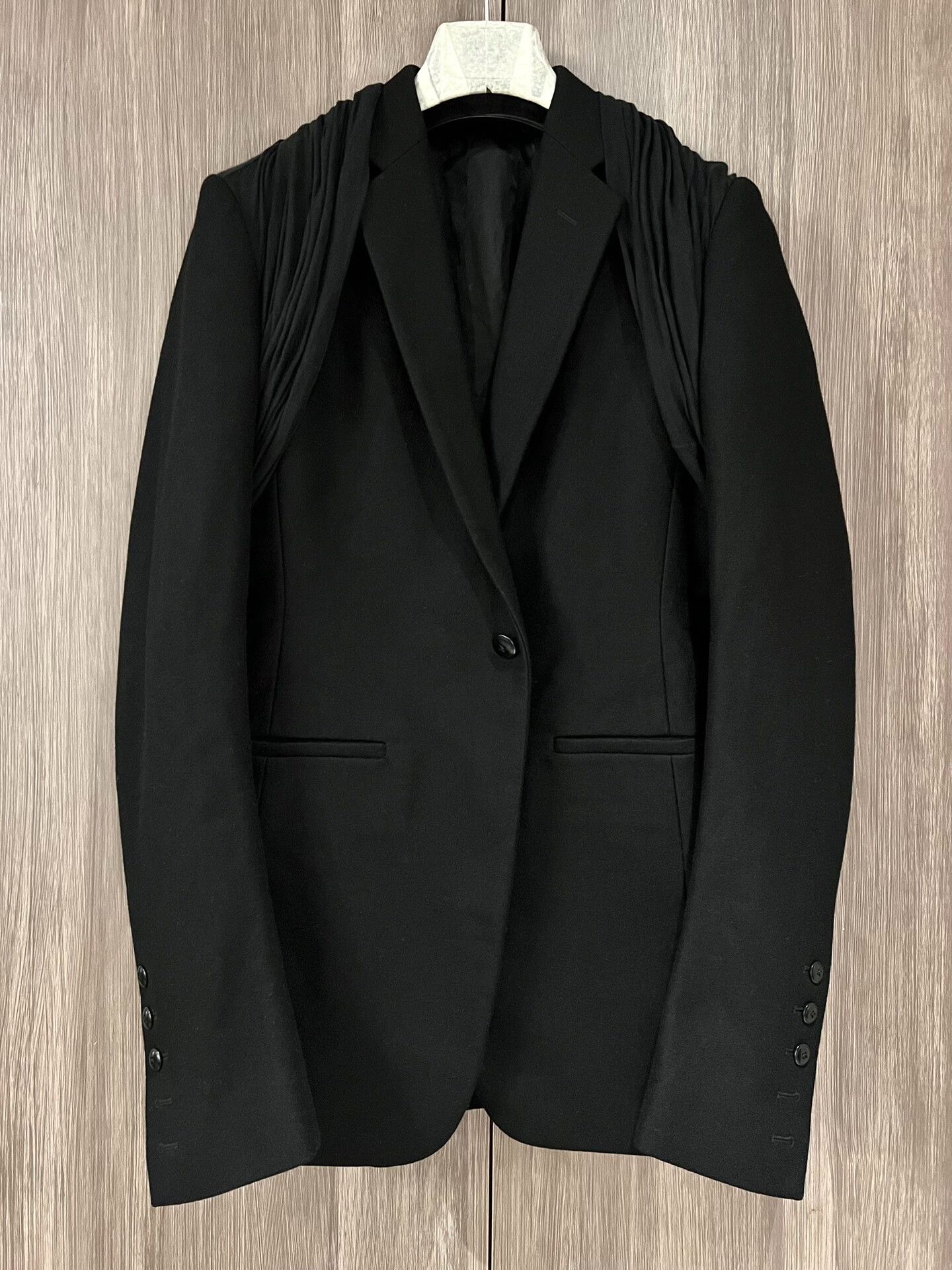 Rick Owens Rick Owens Black Tailored Suit Jacket Size US M / EU 48-50 / 2 - 4 Thumbnail