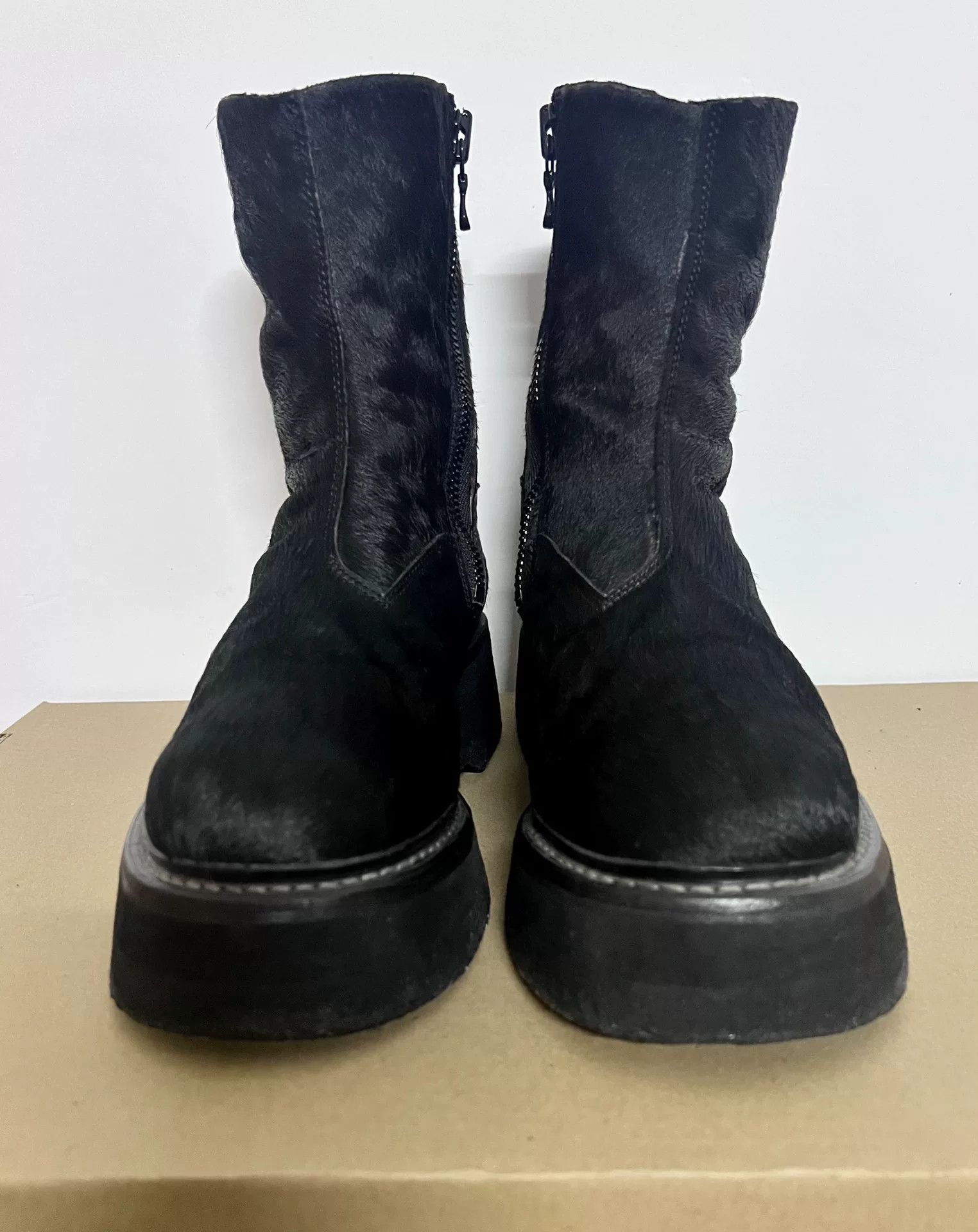 Julius Julius 7 High-Top Black Fur Boots Size US 7 / EU 40 - 6 Thumbnail