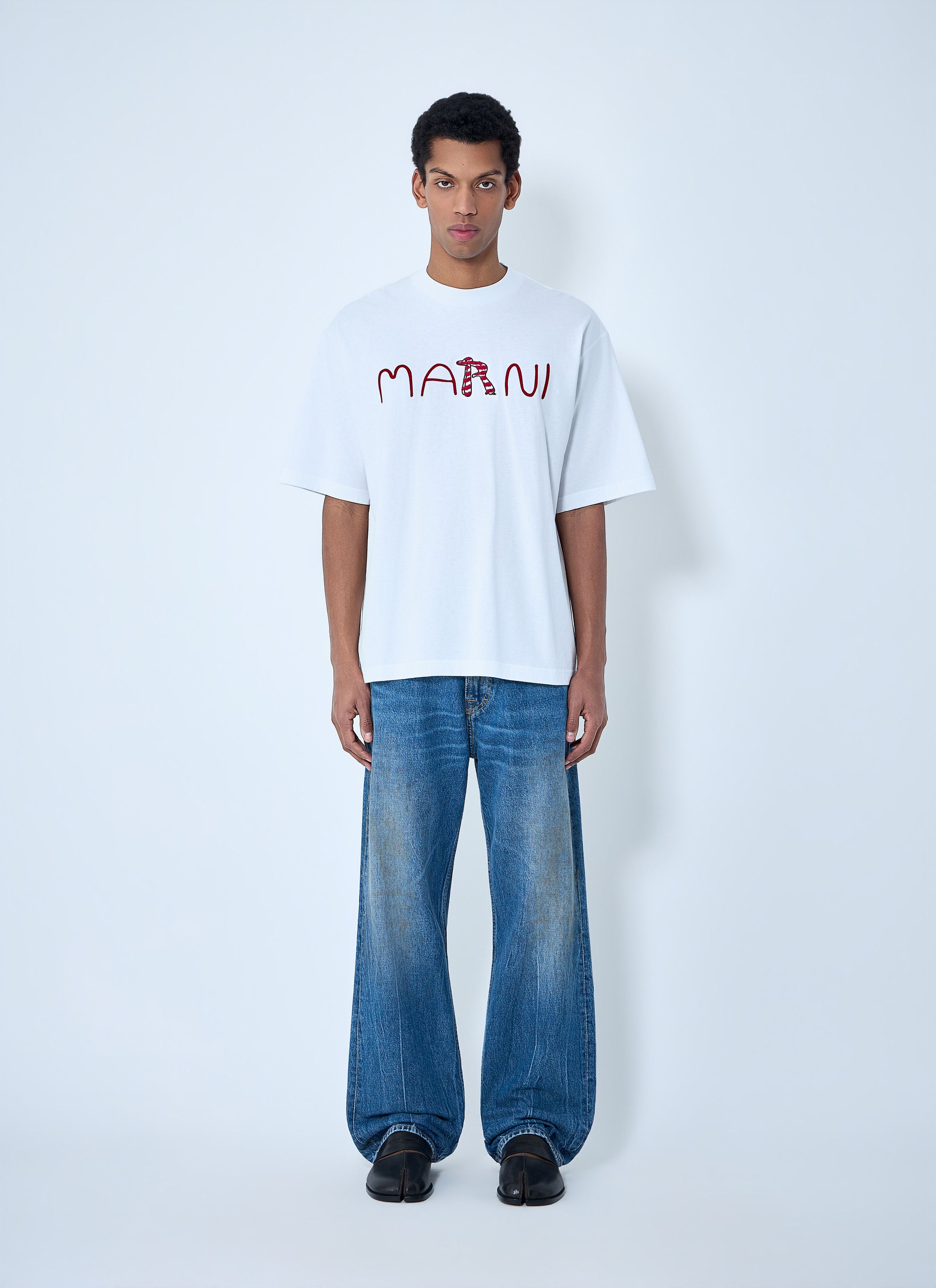 Marni Logo Motif T-Shirt Size US L / EU 52-54 / 3 - 2 Thumbnail