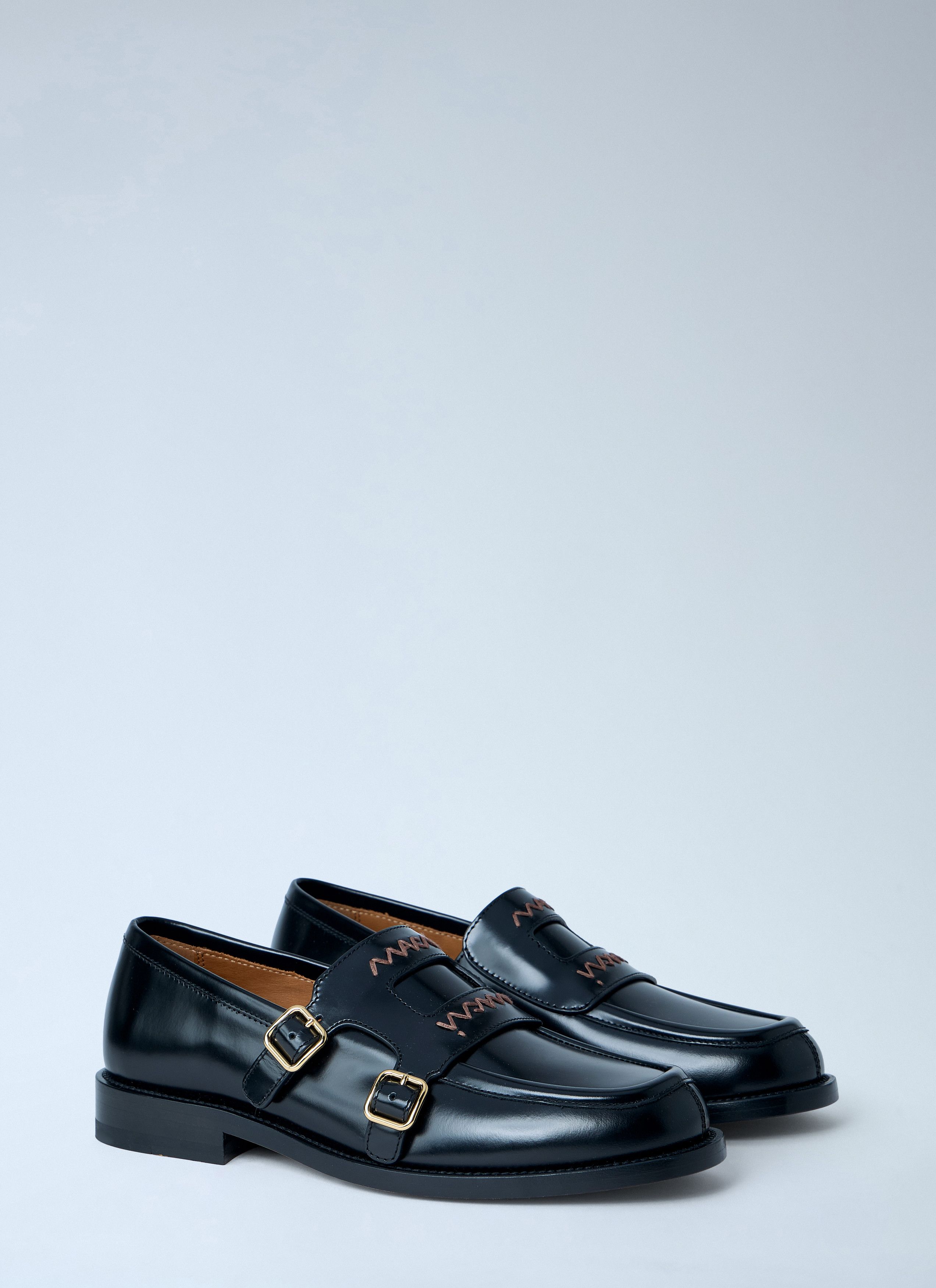 Marni Double Monk Strap Loafers Size US 11 / IT 41 - 2 Thumbnail